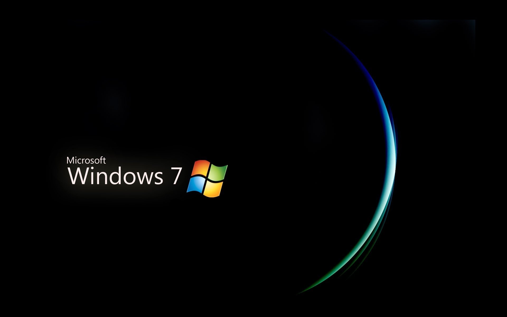 Windows icon on a black background