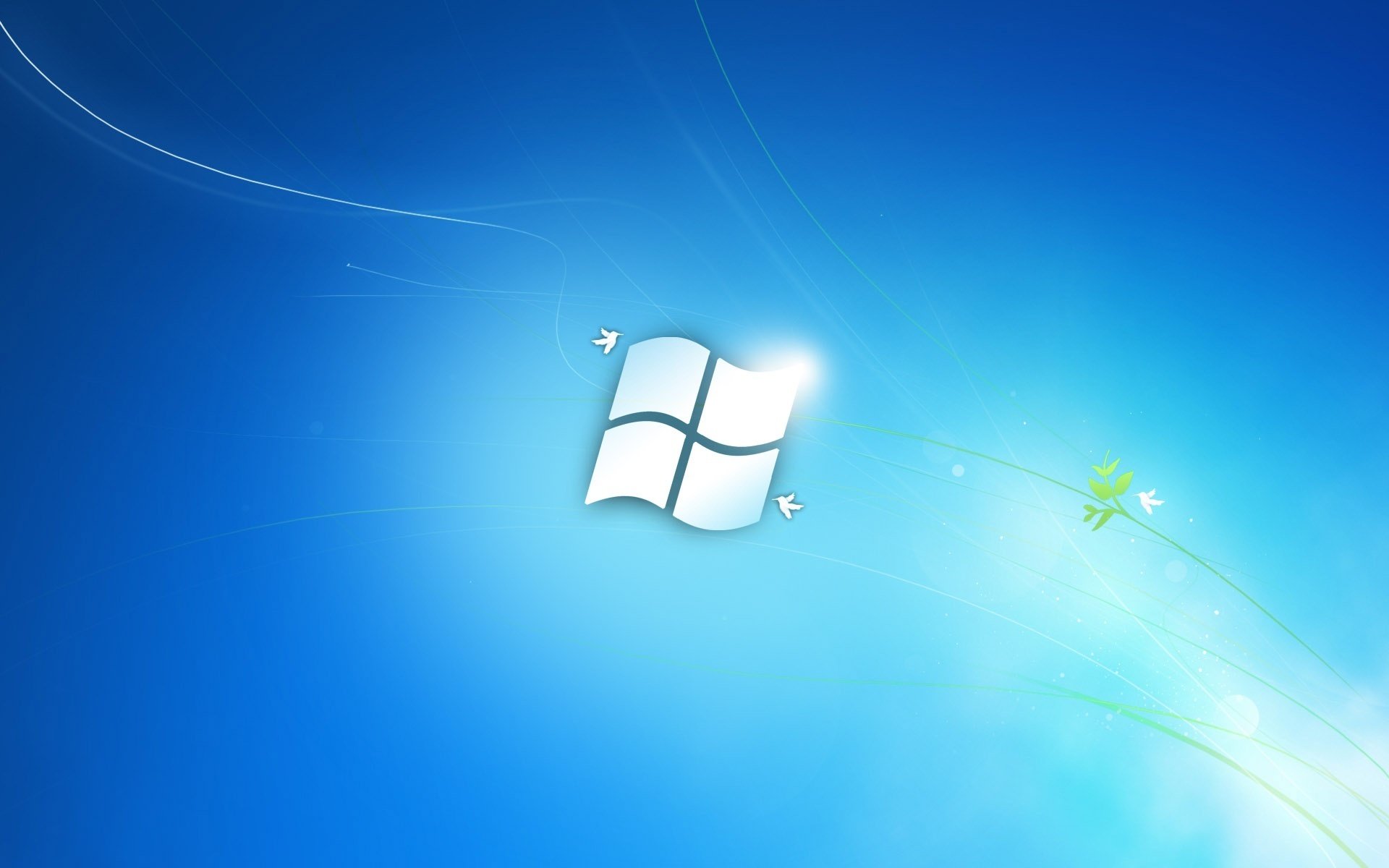 Windows Vista logo in blue