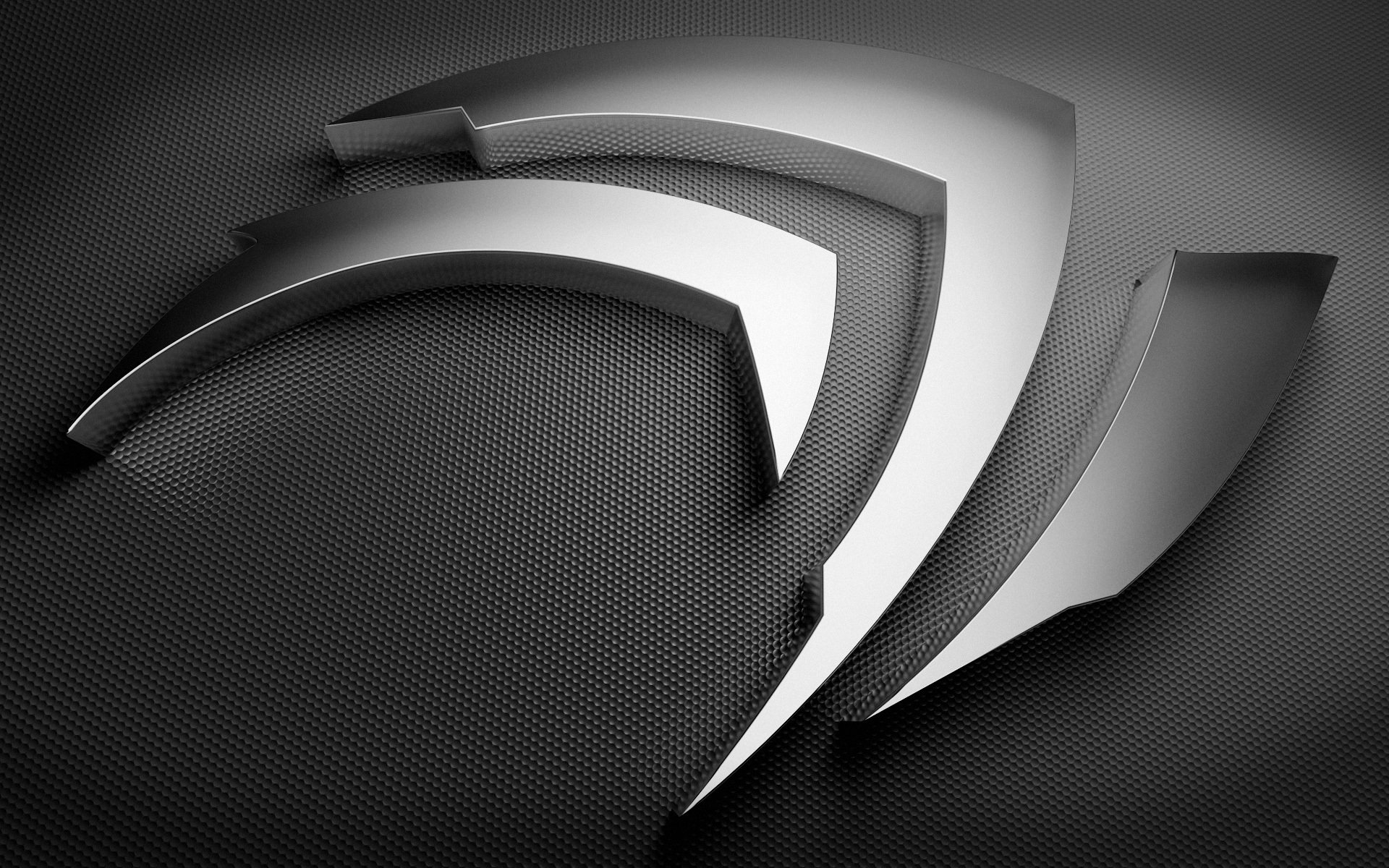 nvidia logo silver