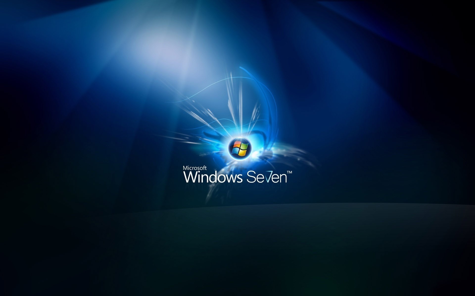 Windows icon on a dark blue background