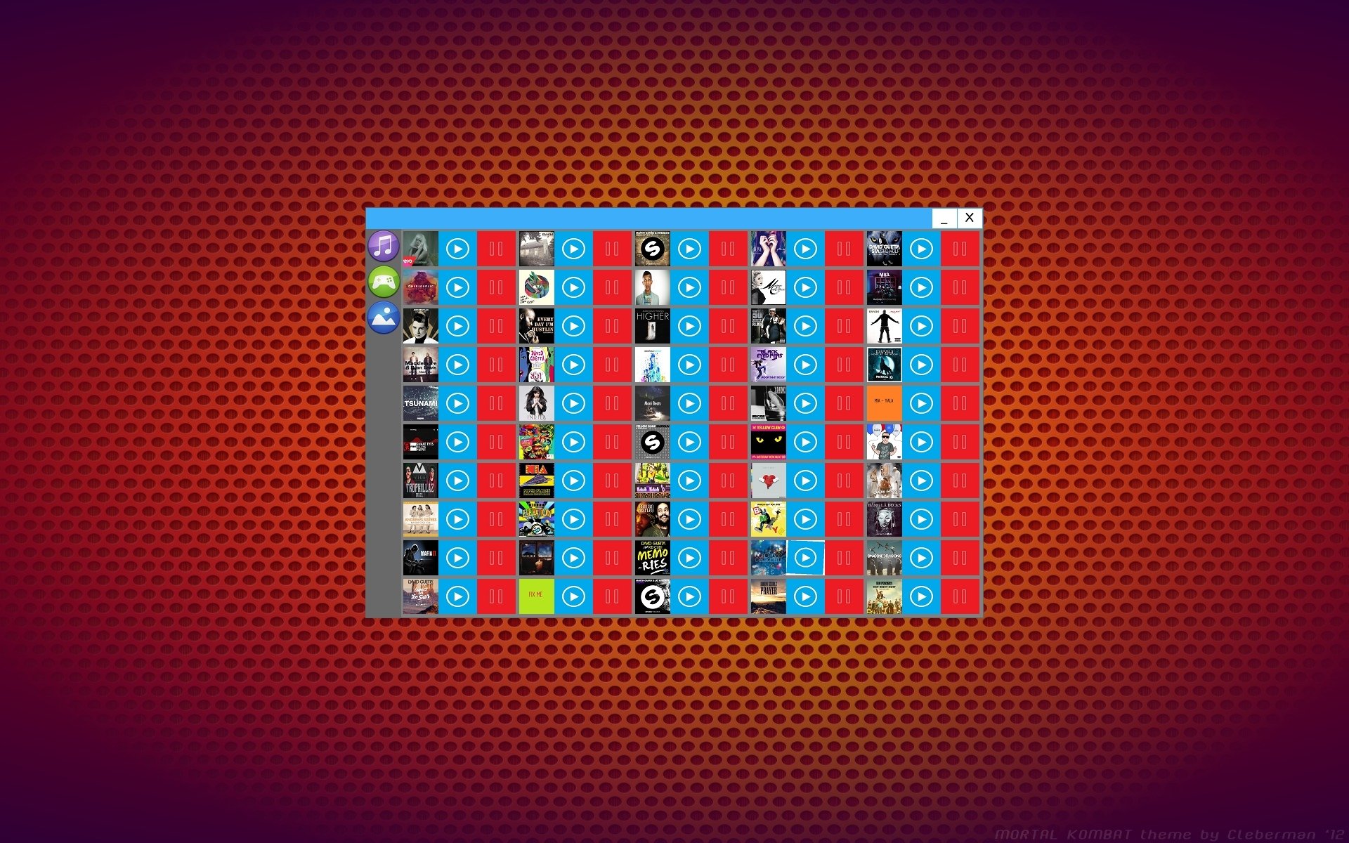 mircs music games pictures yellow green blue red orange