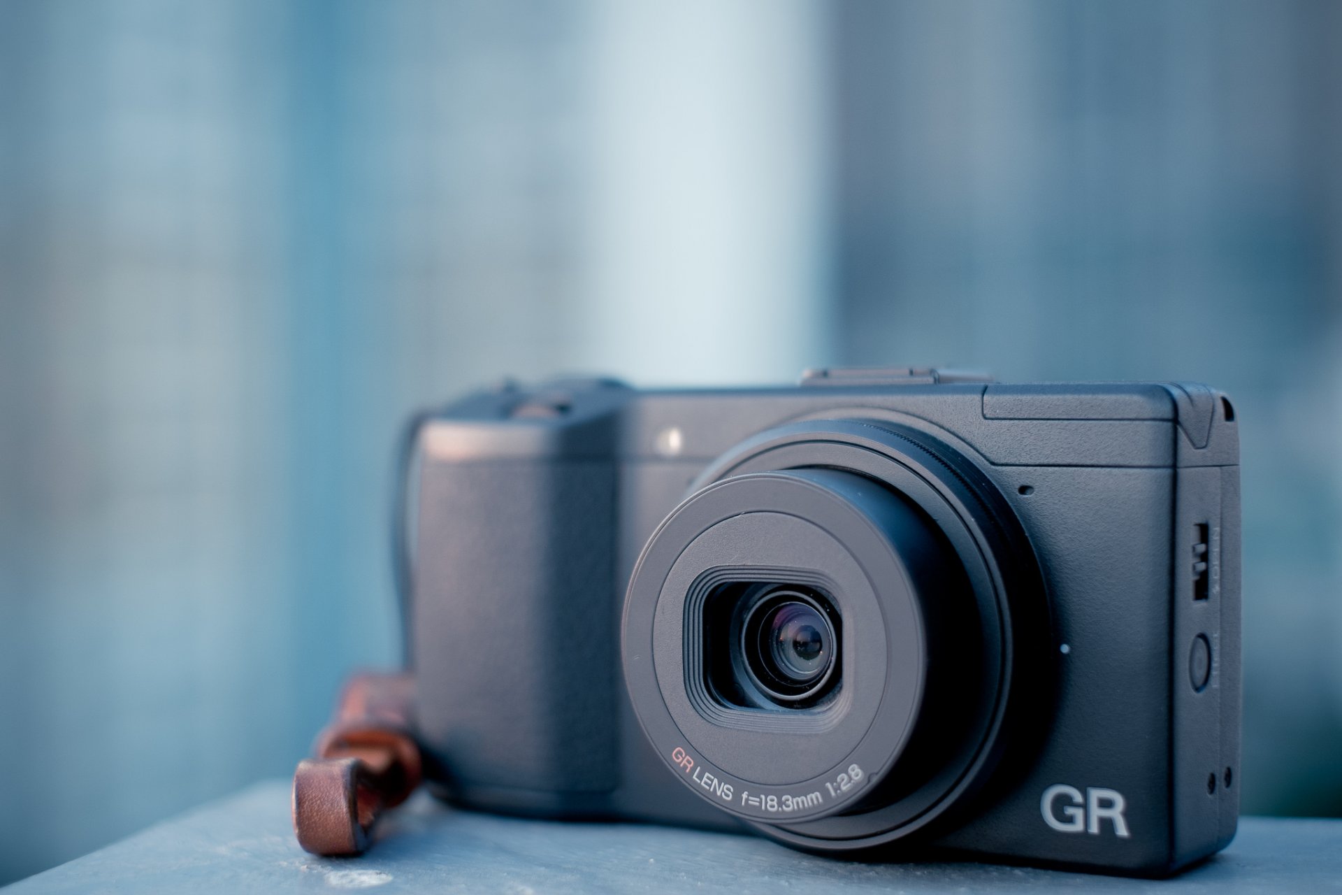 the camera background close up