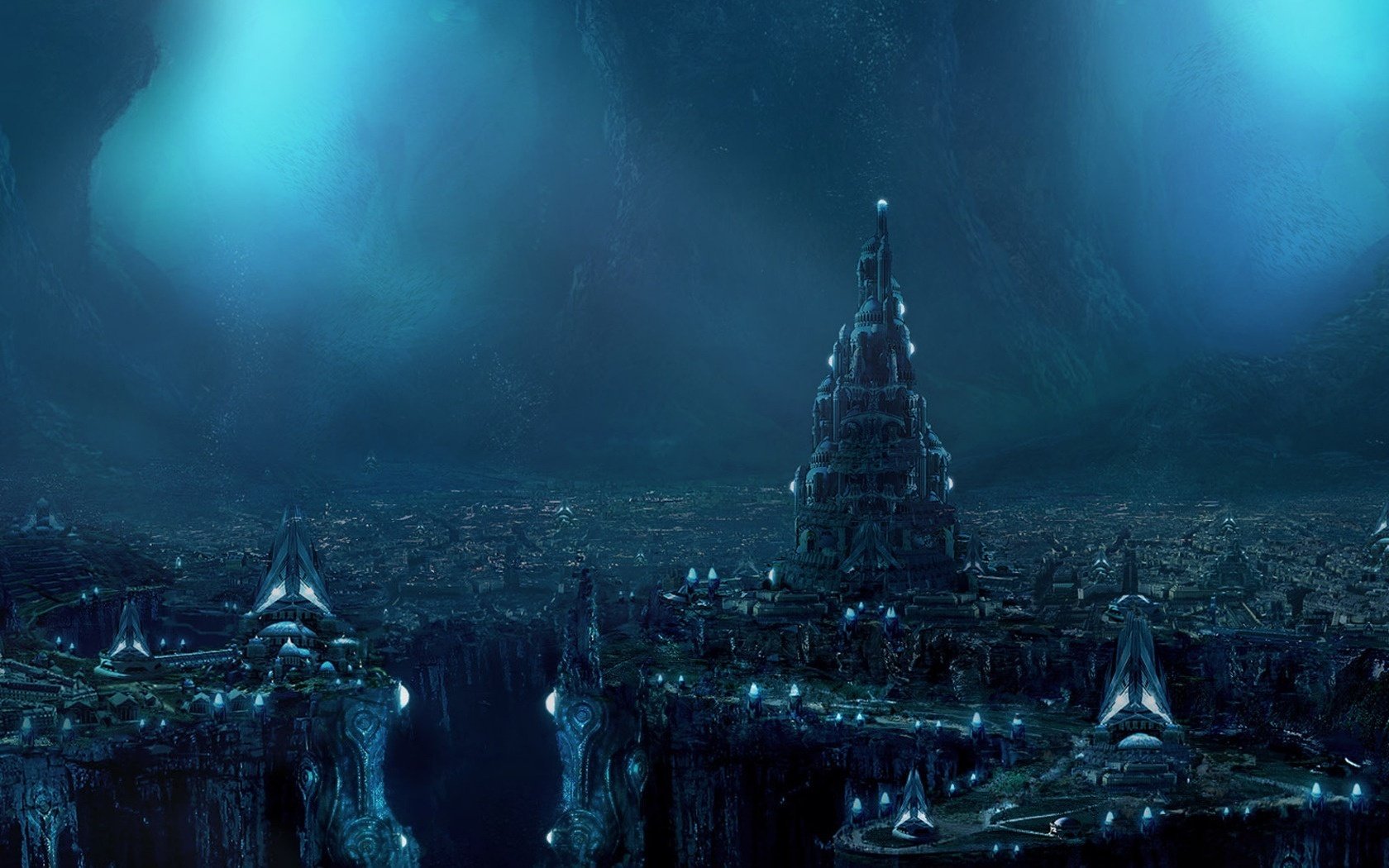 The underwater city of ancient Atlantis