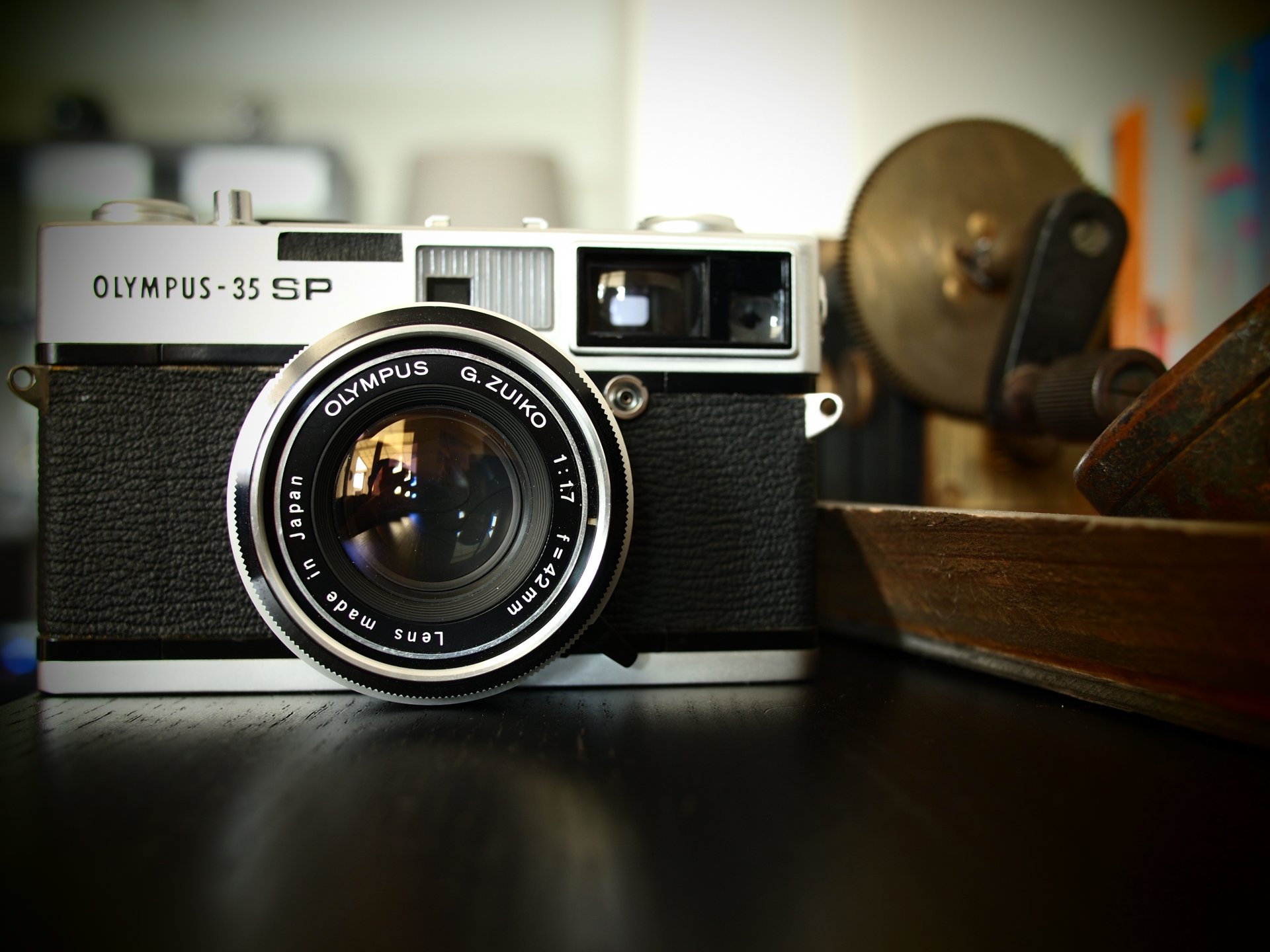 the camera olympus 35sp close up