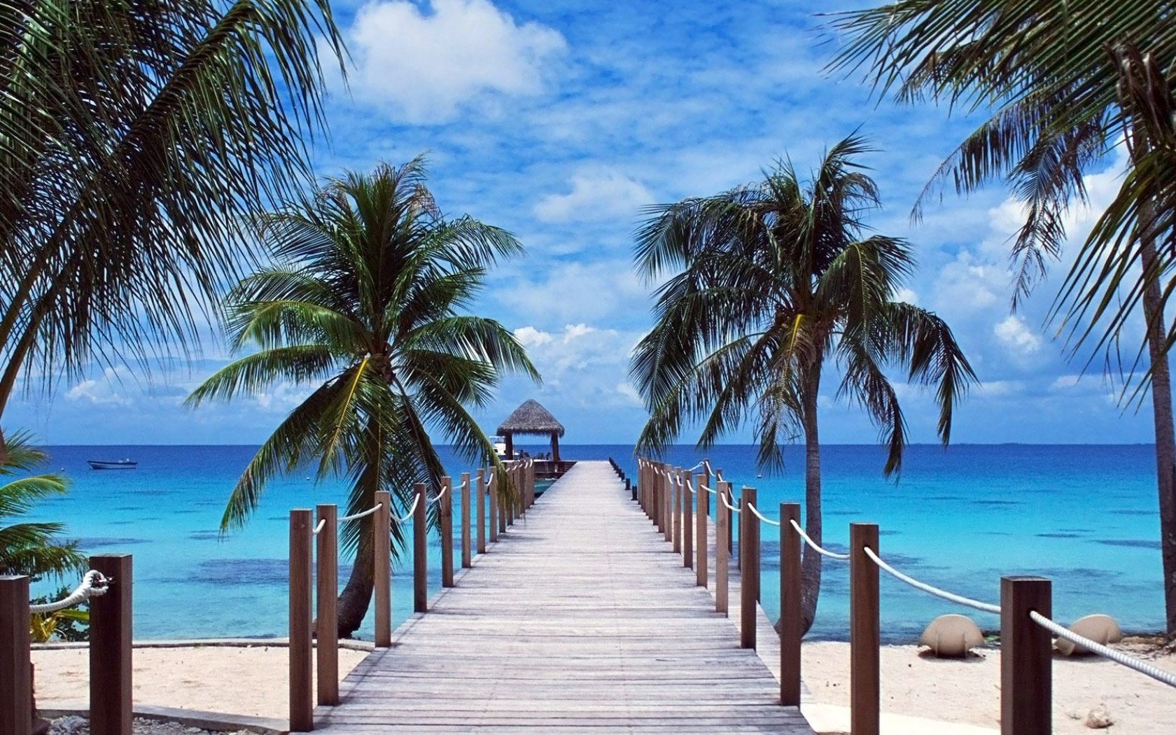 Berth at the beautiful paradise island