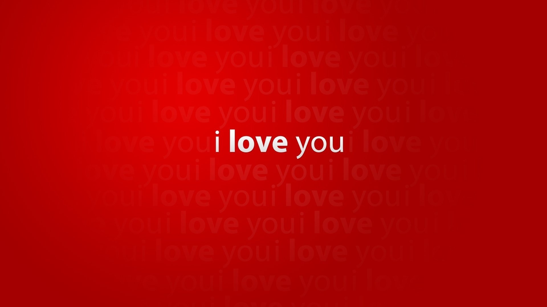 I love you in English