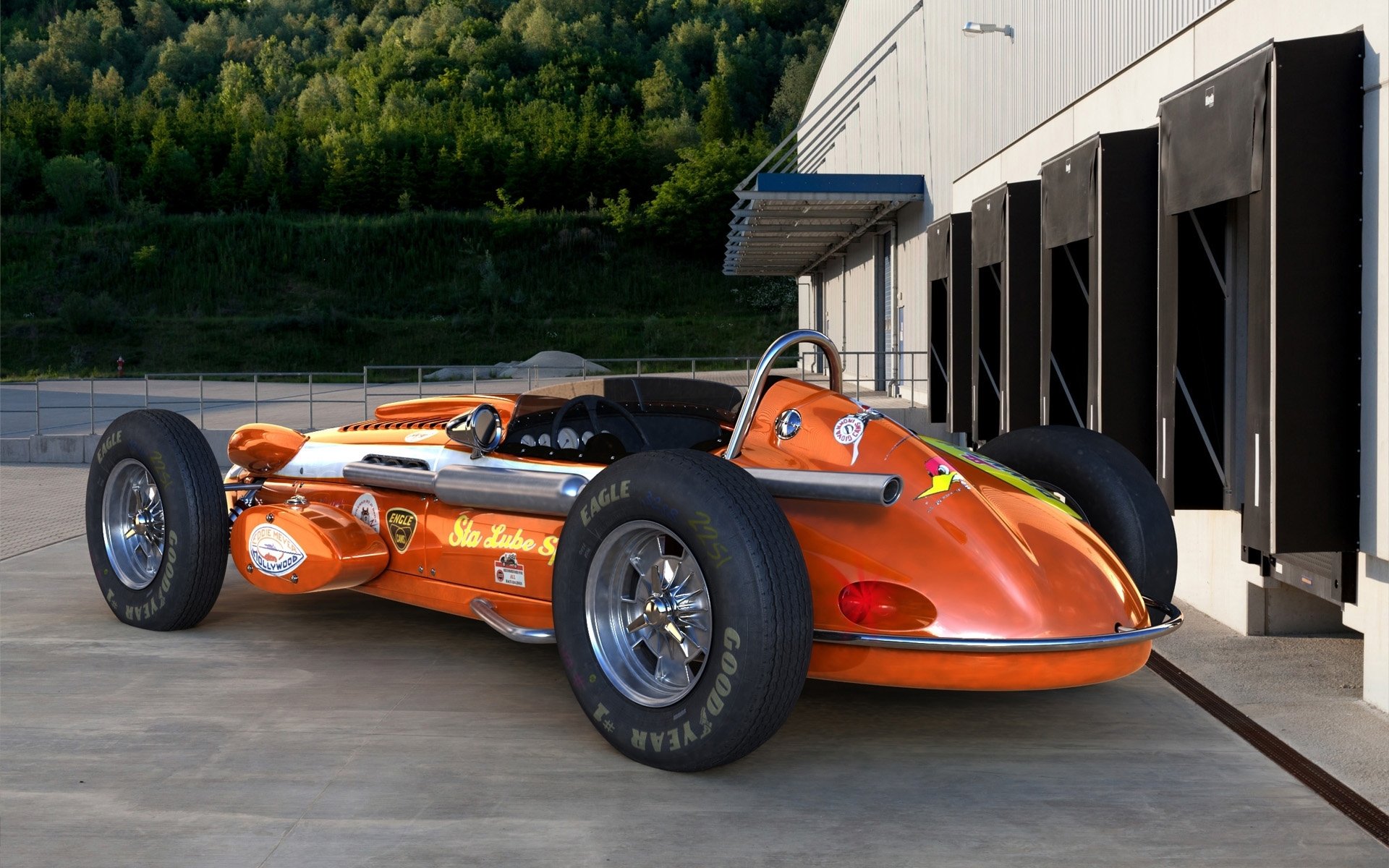 indy roadster concept by zolland design and doors of sweden rear view background