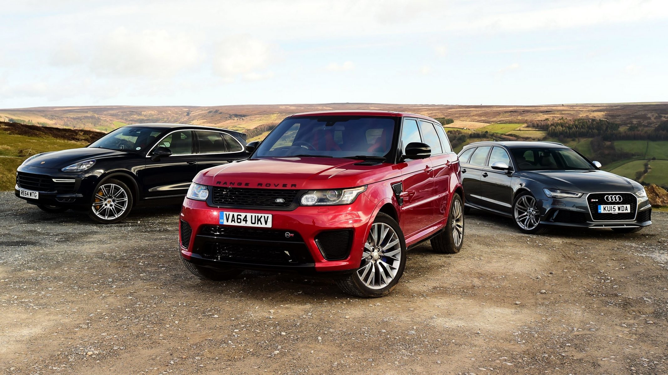2015 audi porsche land rover range rover ranged rover