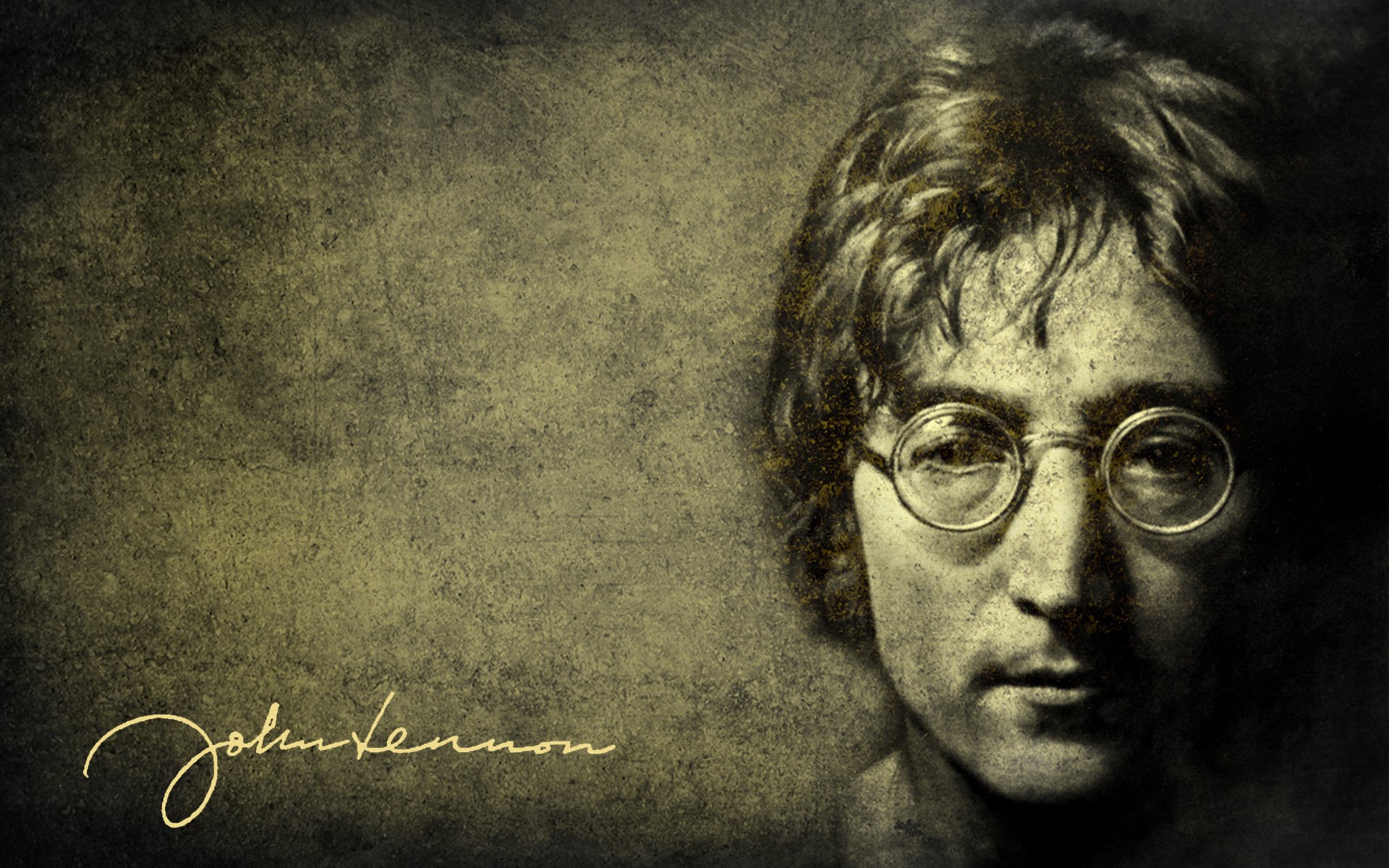 Portrait of the legendary John Lennon