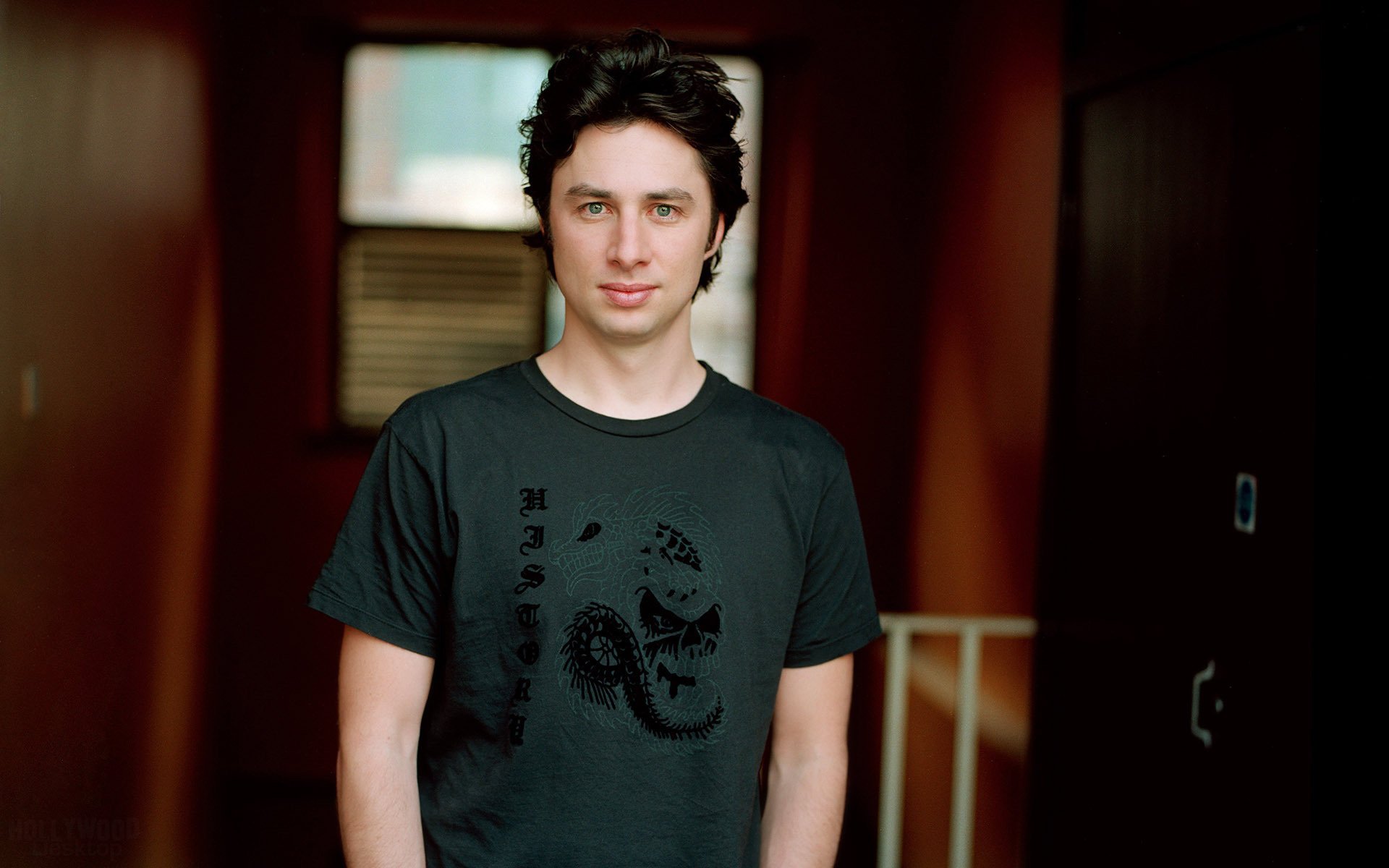 Portrait of the actor of the TV series the clinic of Zach Braff