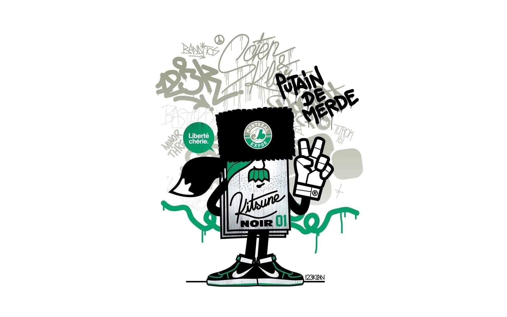 An abstraction with an interesting creative on a white background