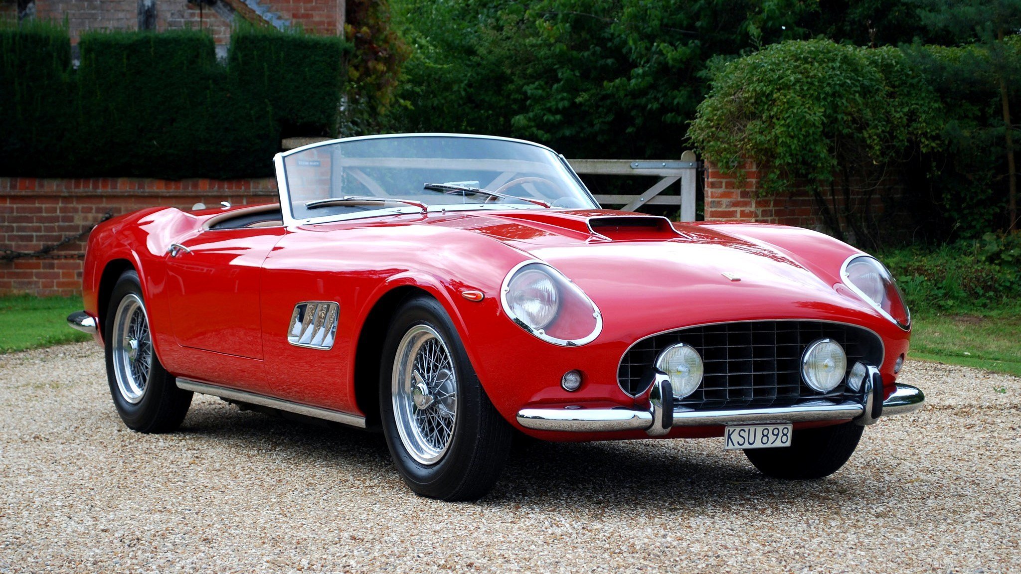 car wallpapers red retro ferrari 250gt lwb california spyder 1957-1960 beautiful desktop vehicles lvb spider machine