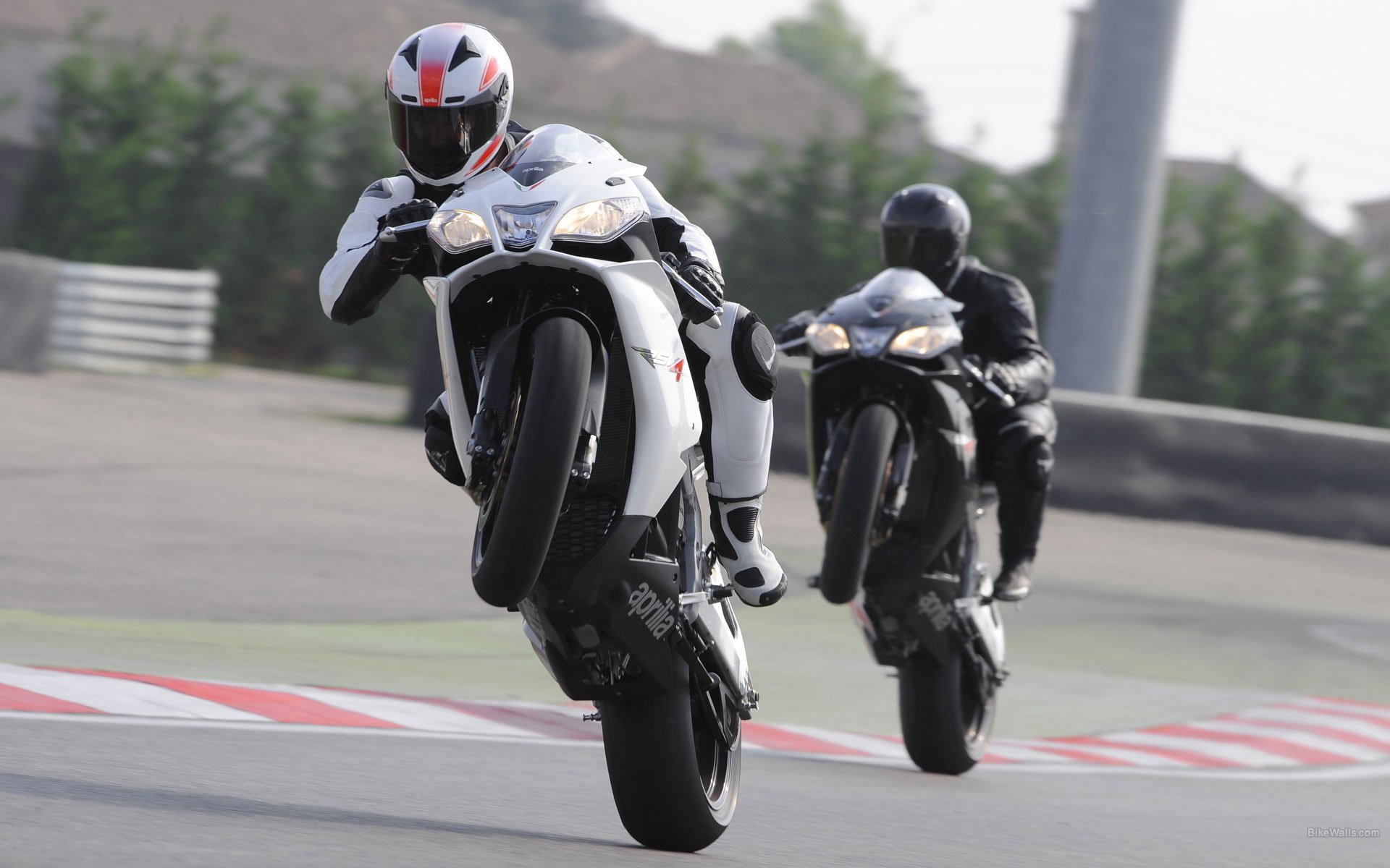 Motorcycle transport pilots at speed