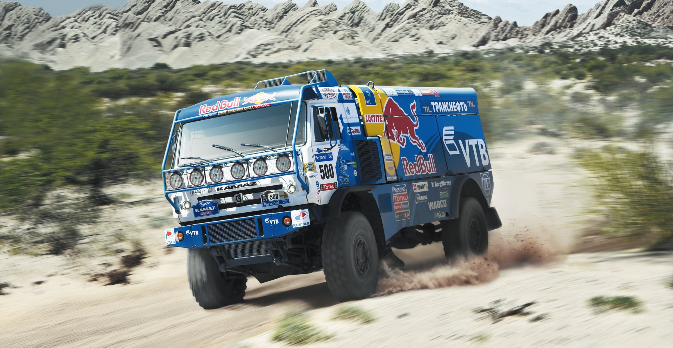 dakar kamaz kamaz master master truck to dakar sand mountain speed tree grass sky clouds
