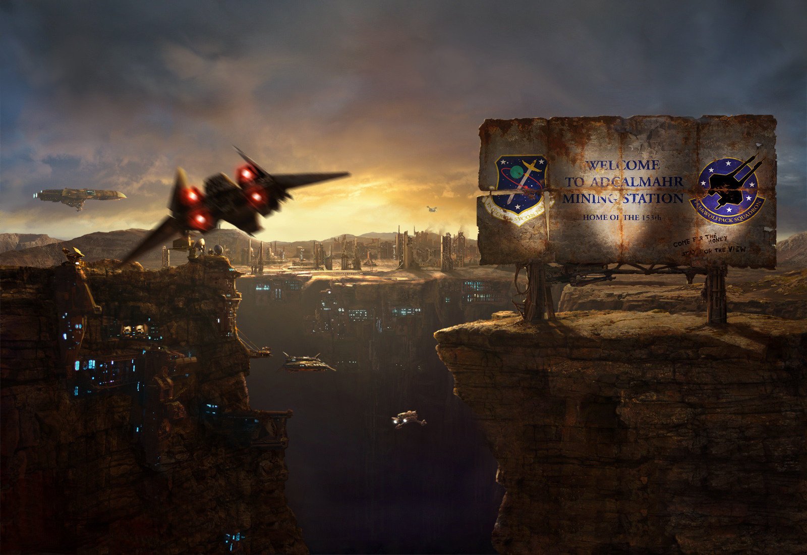 Spaceships will light up the station