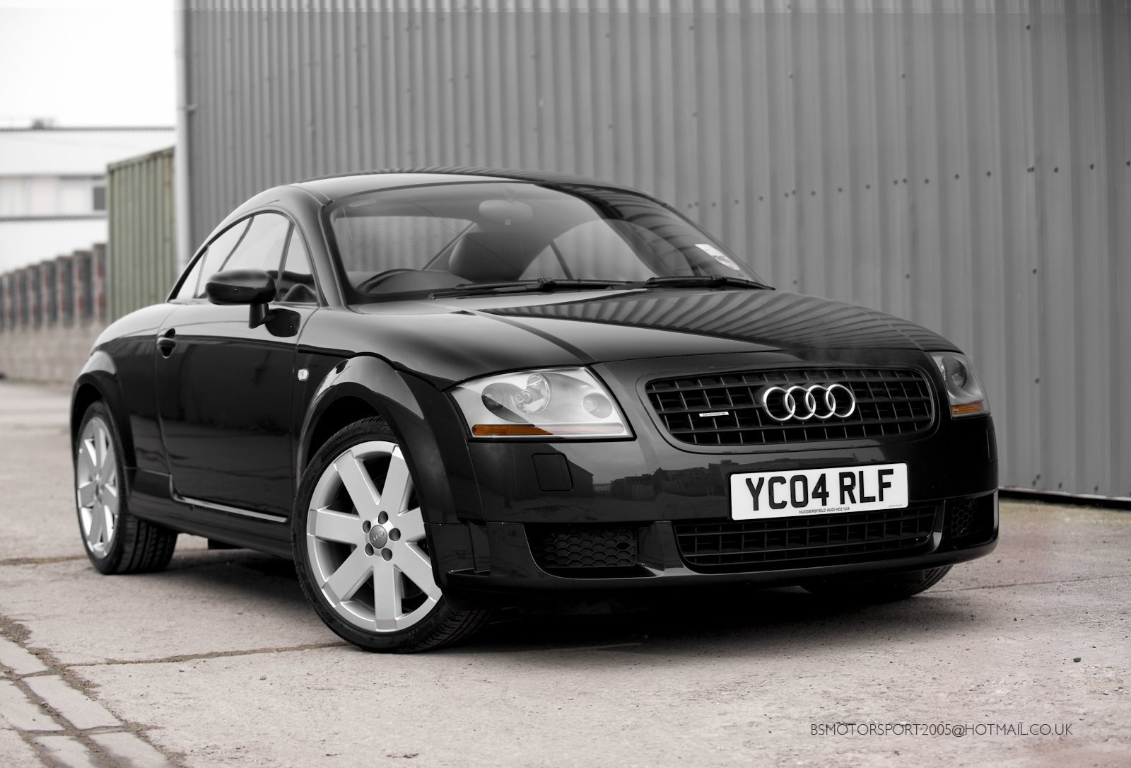 Black audi tt mk1 passenger sports car