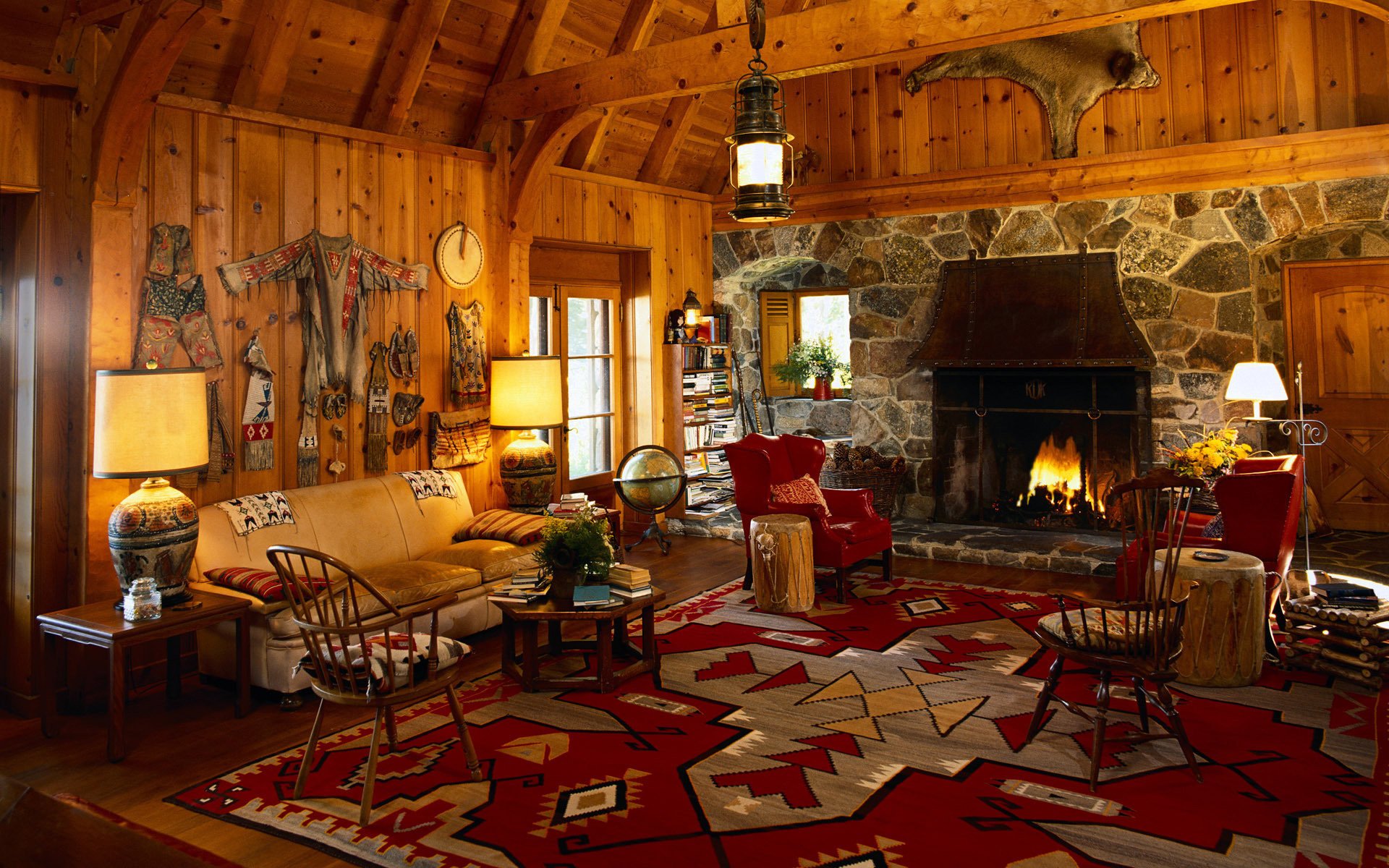 Very cozy and warm interior