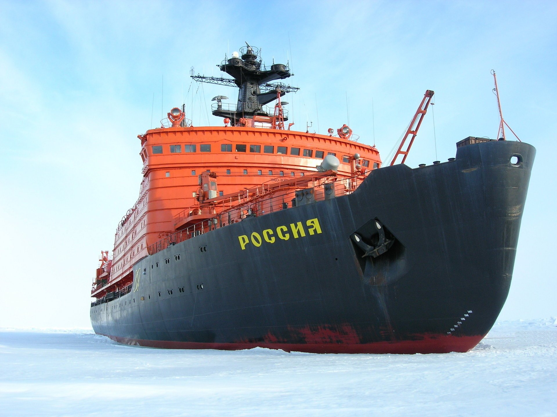 Our arctic seas are plowed by icebreakers, the pride of Russia