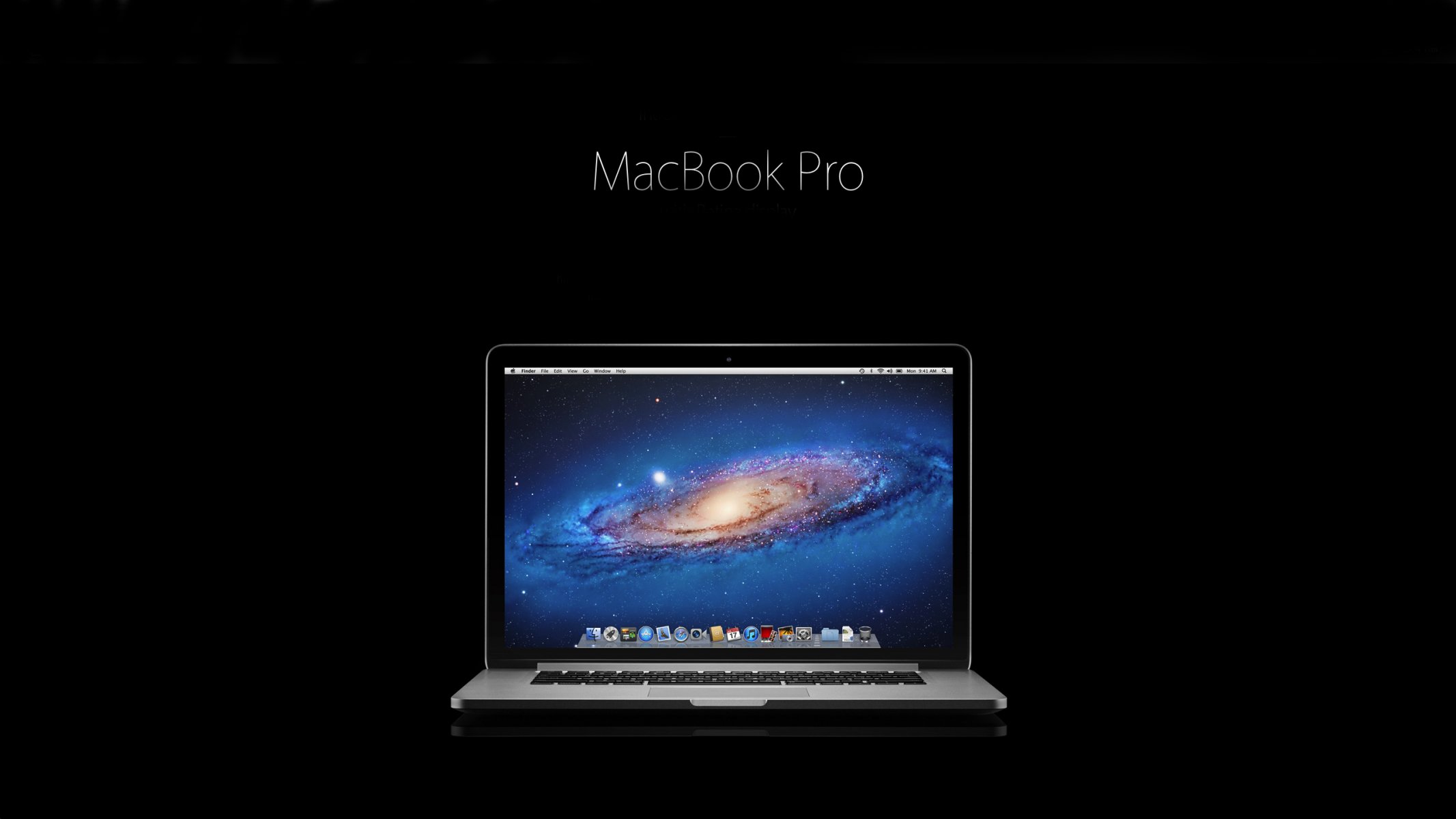macbook pro 13 -inch 2011 strong nice galaxy black background