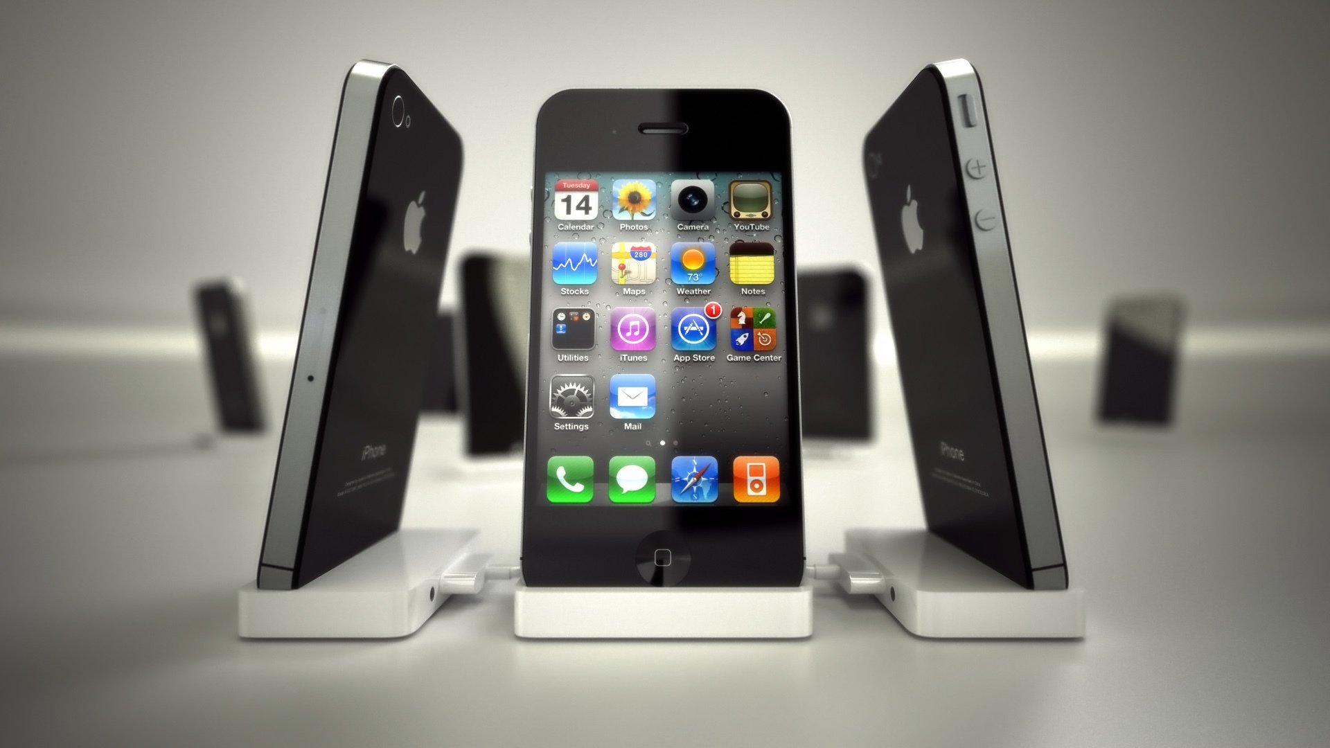 iphone 4 iphone iphone4 phone apple mobile phone icons
