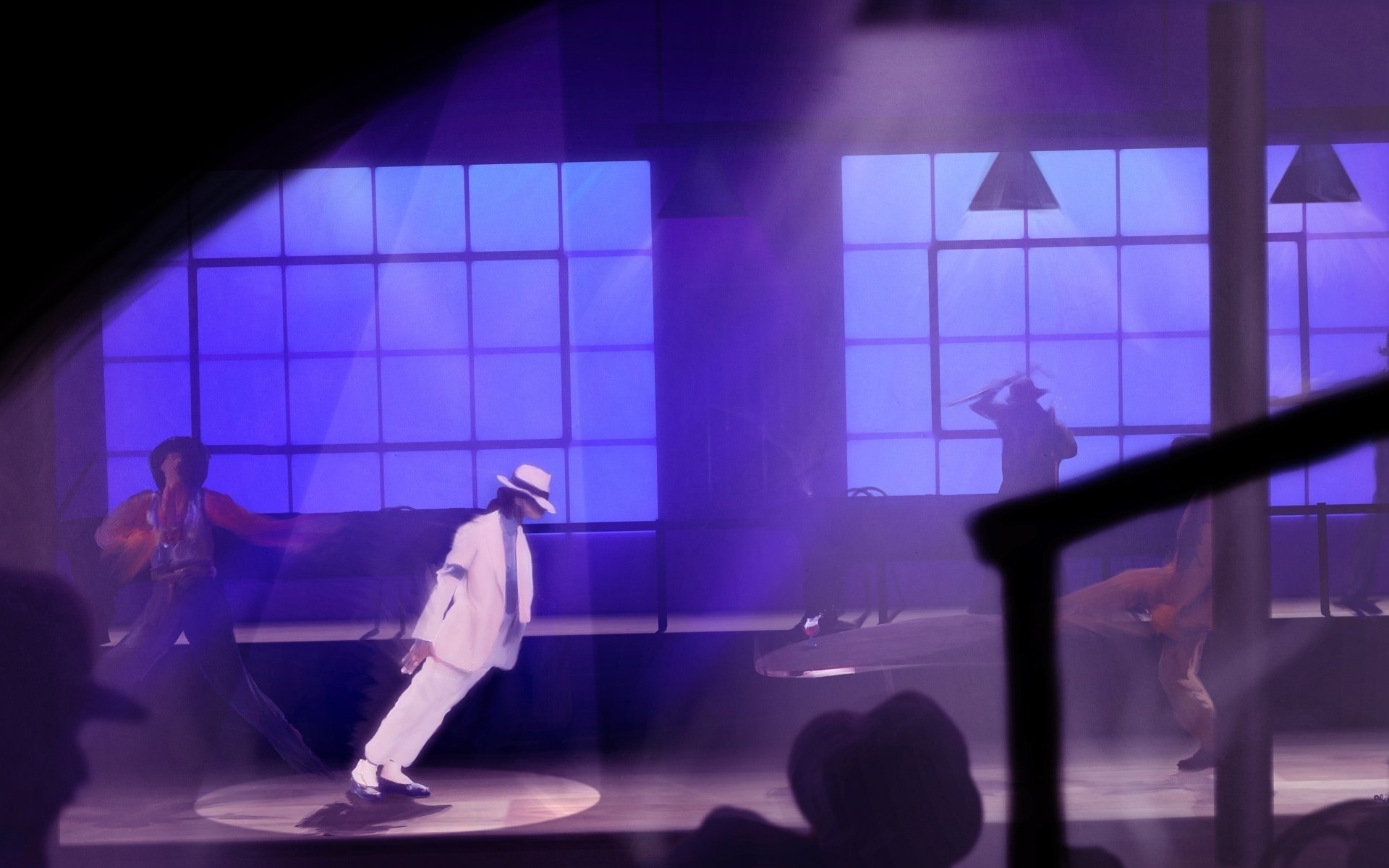 Legend King, singer, dancer Michael Jackson in a white suit