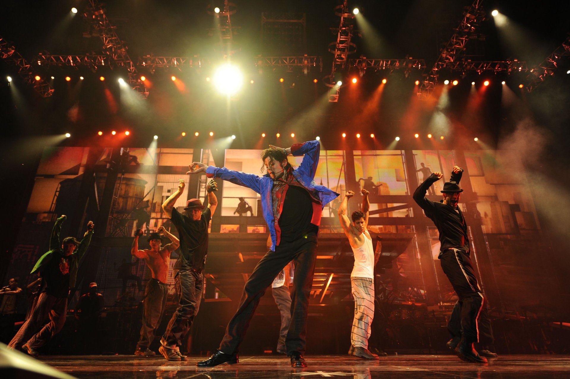 Photos from Michael Jackson's concert