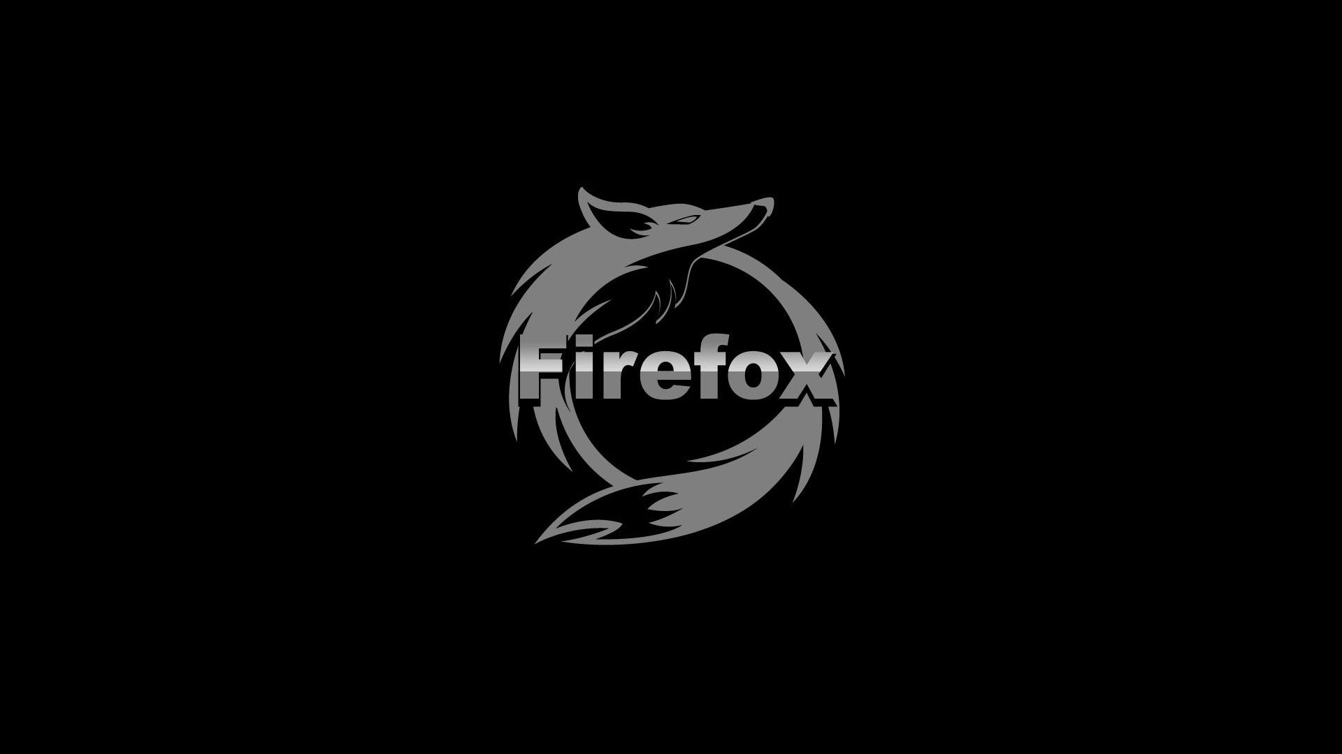 mozilafirefox browser fox fire black silver