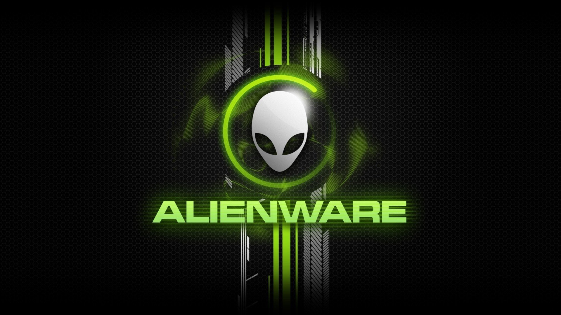 alienware brand head inscription textures