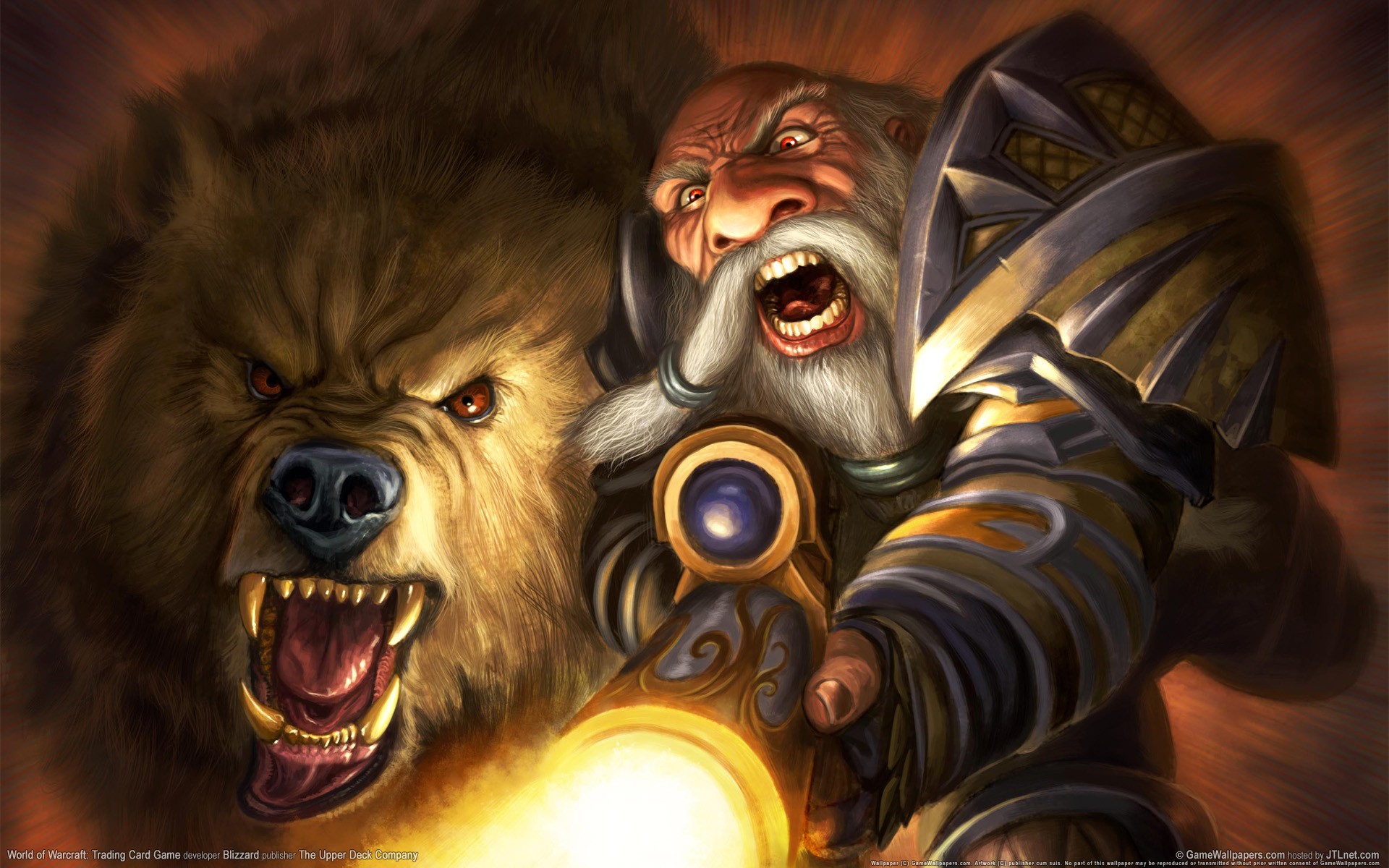 world of warcraft wow hunter dwarf pet bear shot the gun to the juntas