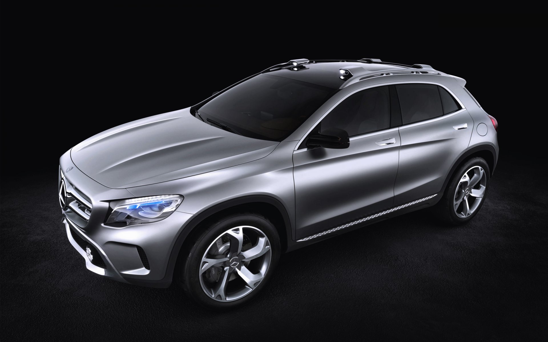 mercedes benz gla concept silver car machine a side view jeep wheel mercedes