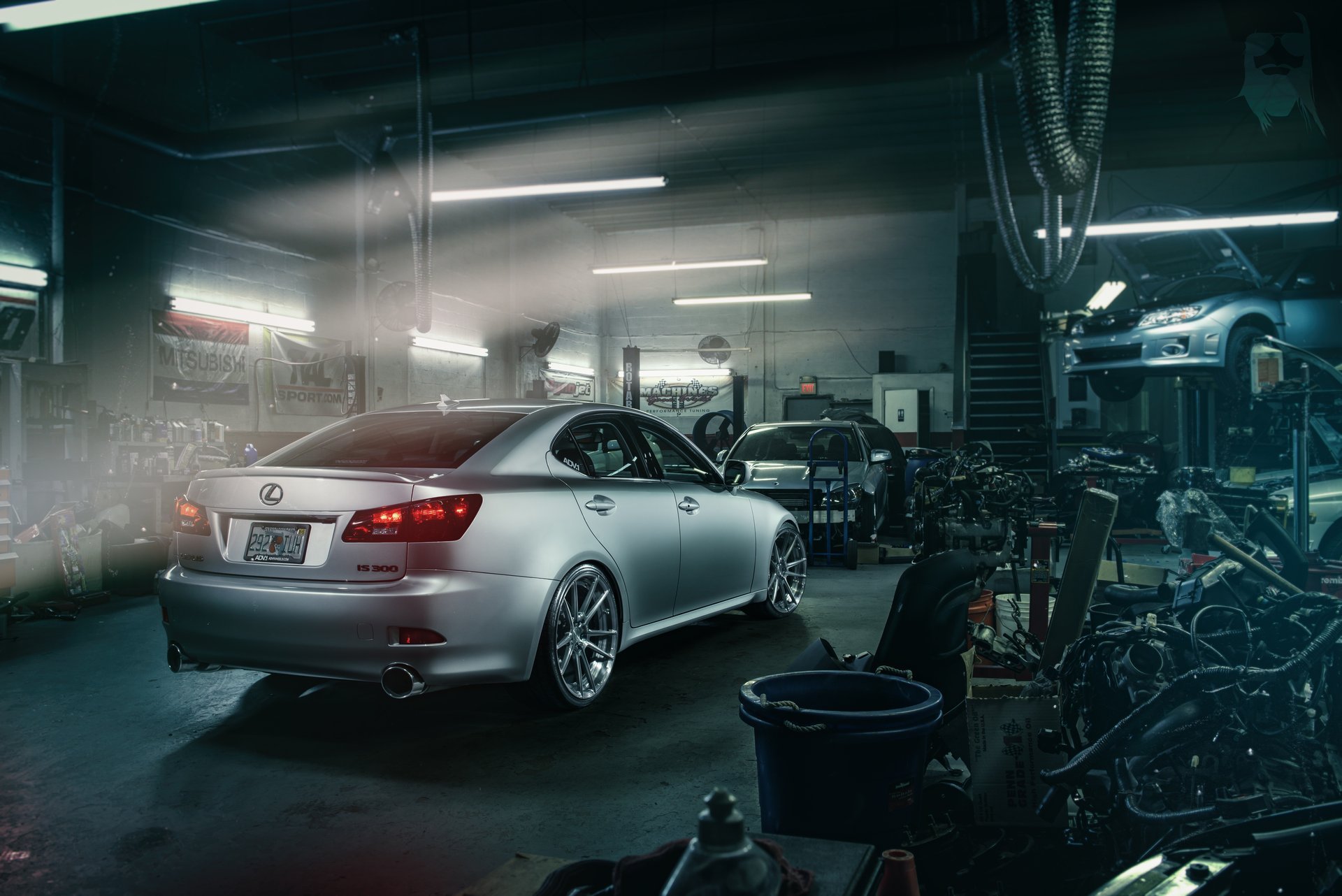 lexus is 250 subaru impreza silvery shop lift components parts