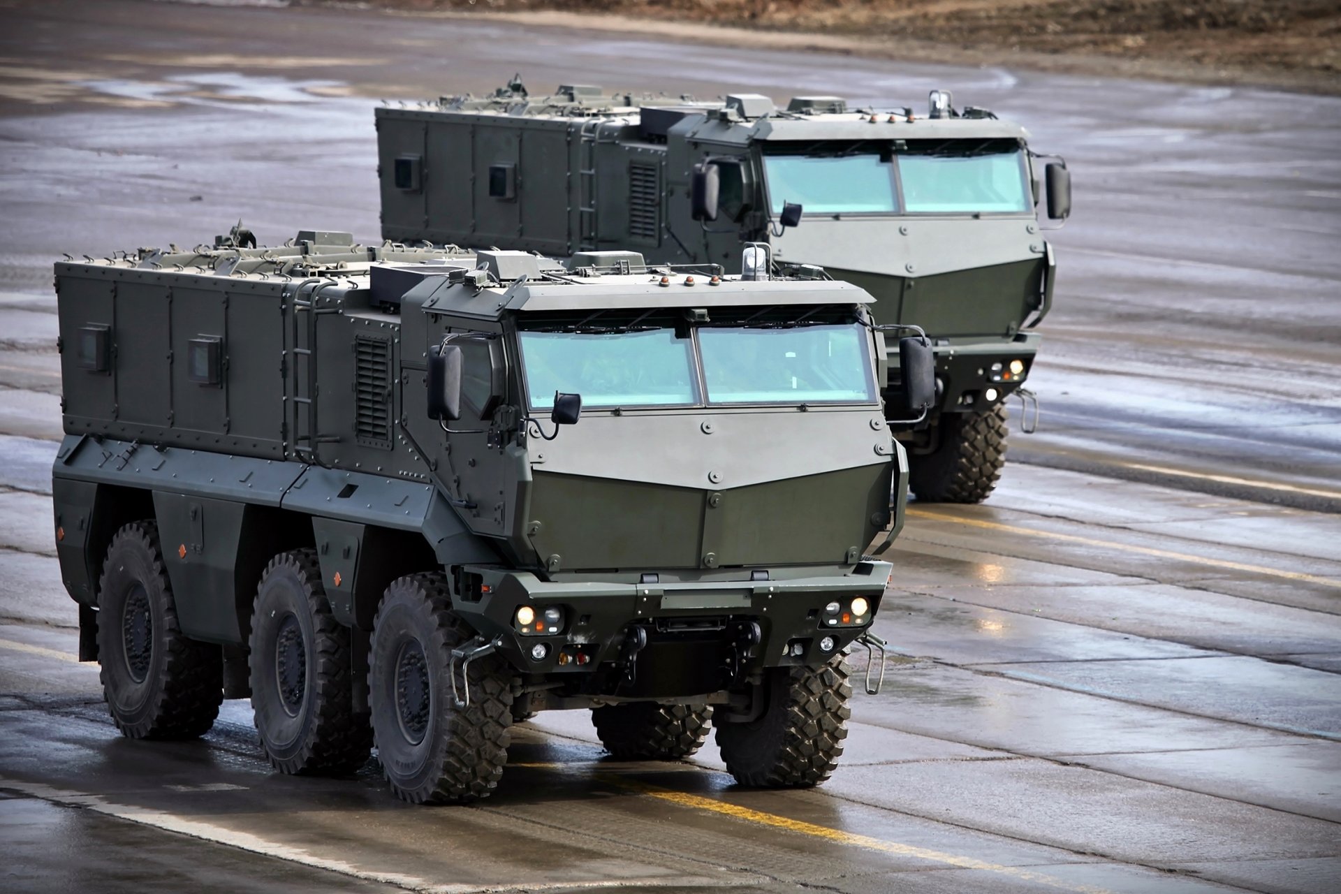 kamaz -63968 typhoon k kamaz mrap armored car alabino dress rehearsal victory parade may 9