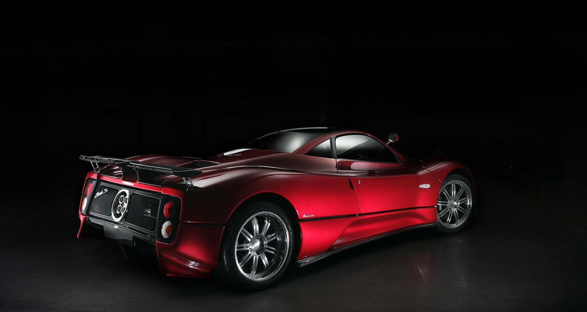 pagani zonda s meng chun tan red supercar probe