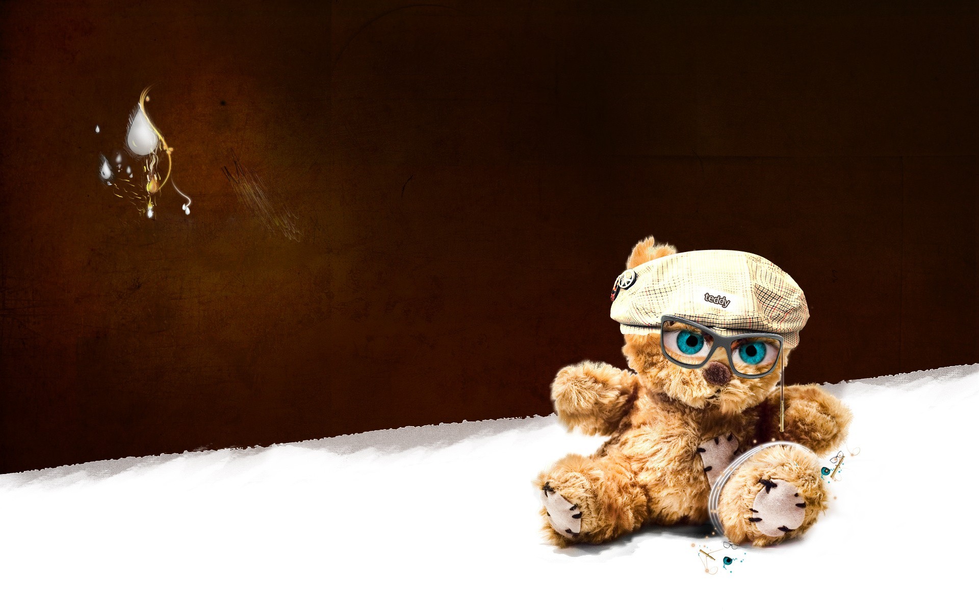 teddy bear toys sunglasses