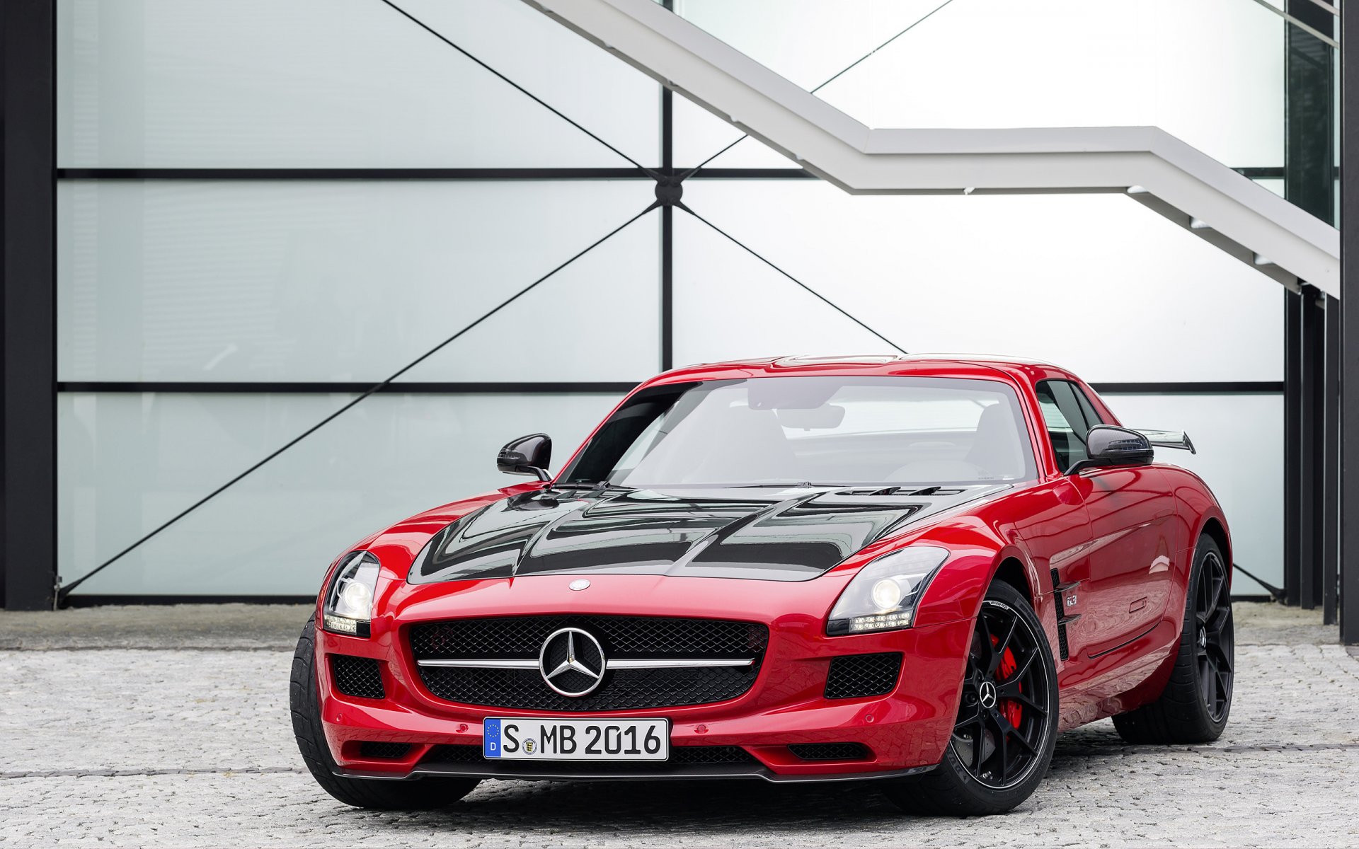 mercedes-benz sls amg gt final edition c197 red stairs