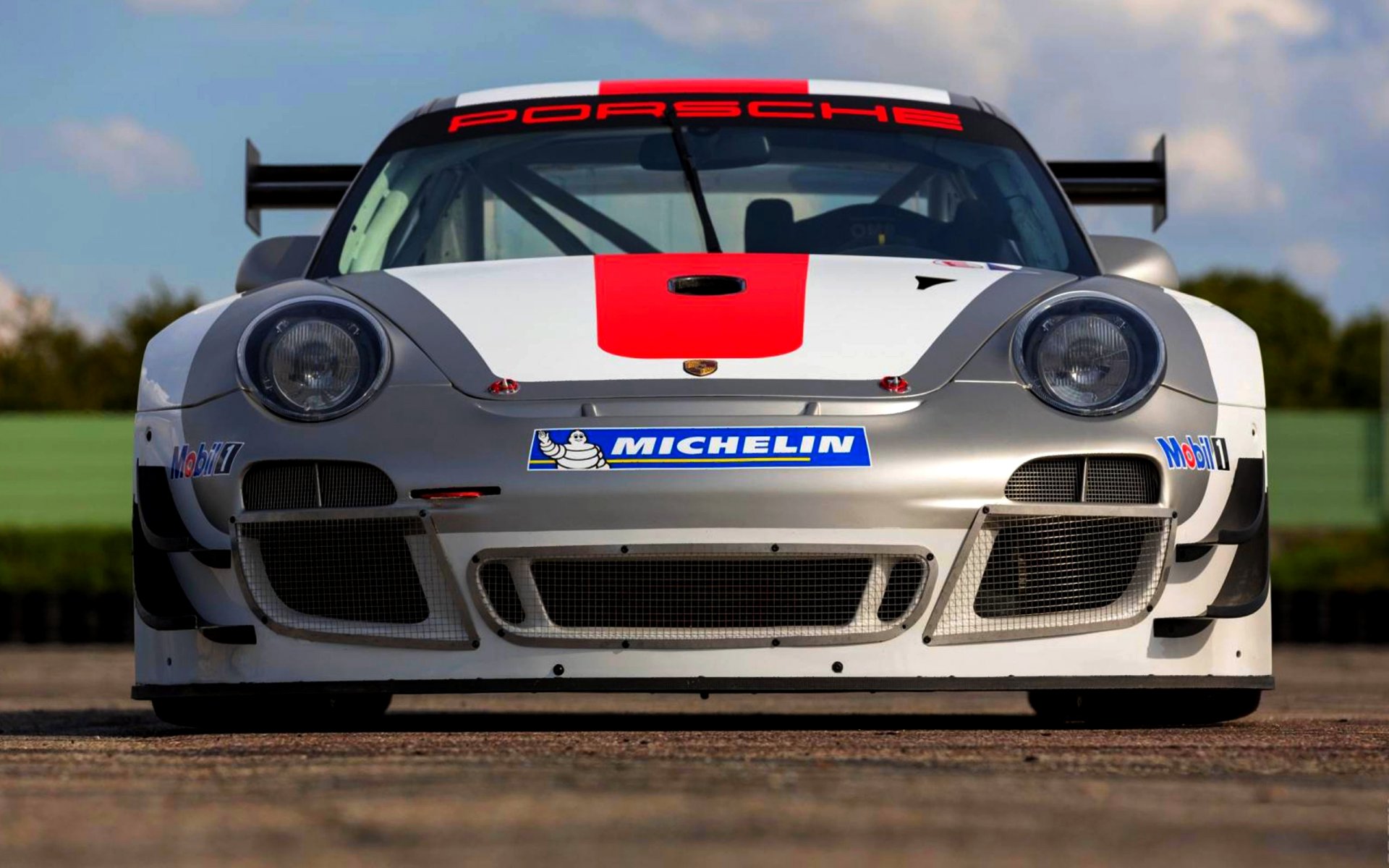 porsche 911 gt3 r front light hood car