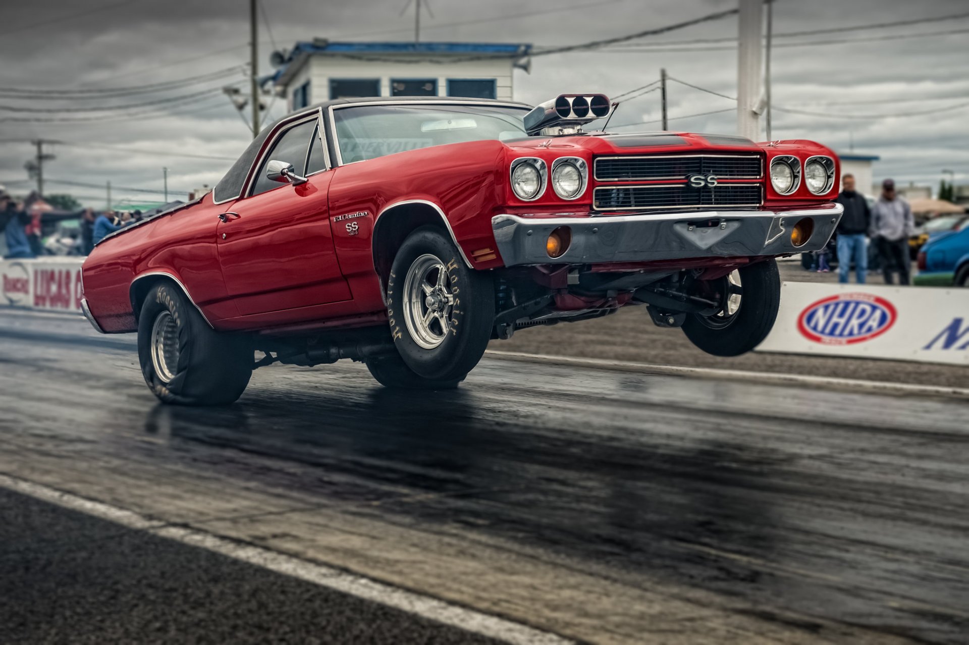 chevrolet el camino ss muscle car drag racing race