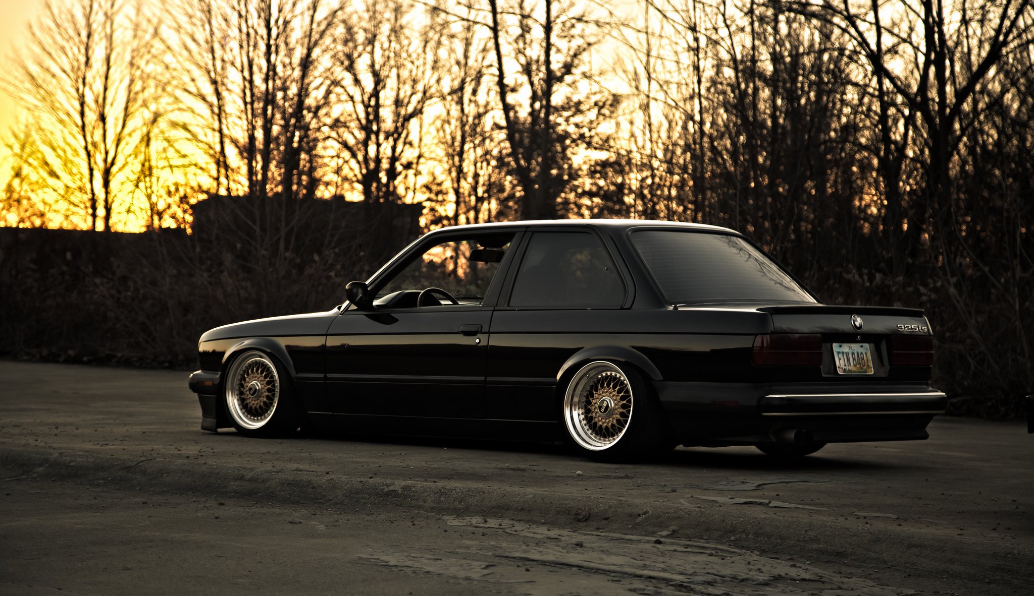 bmw e30 325si black section