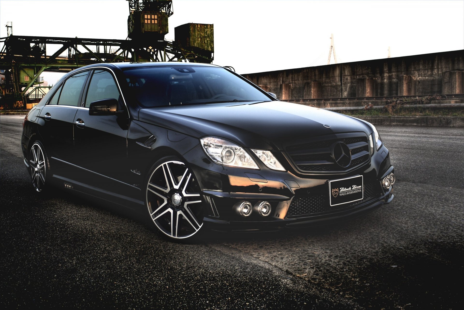 car wallpapers black mercedes benz e-klasse sport line edition tuning wald vehicles e-class nice