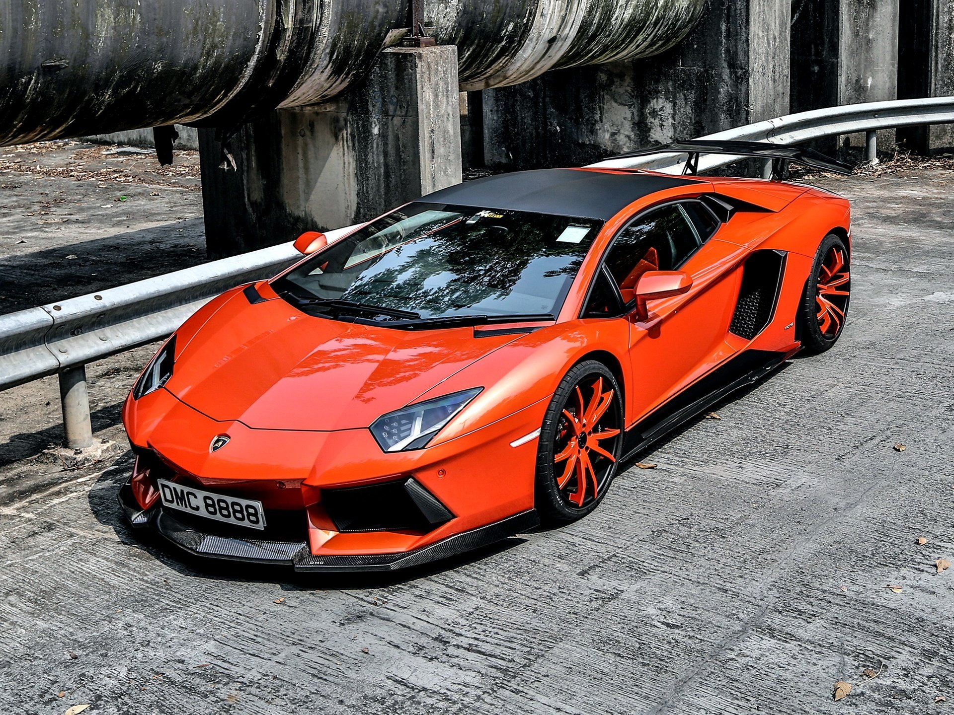 lamborgini aventador orange tuning vehicles wallpapers lamborghini