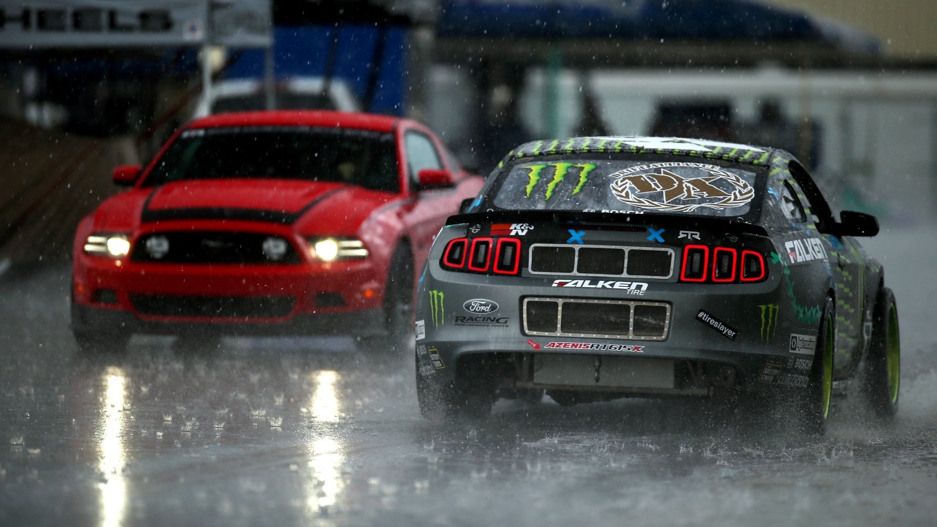 ford mustang rtr tuning monster energy team rain lights ford monster light