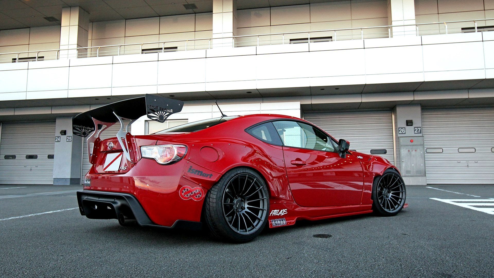 car wallpapers scion fr-s rocket bunny red tuning sportcar vehicles scion fr -s sports car machine