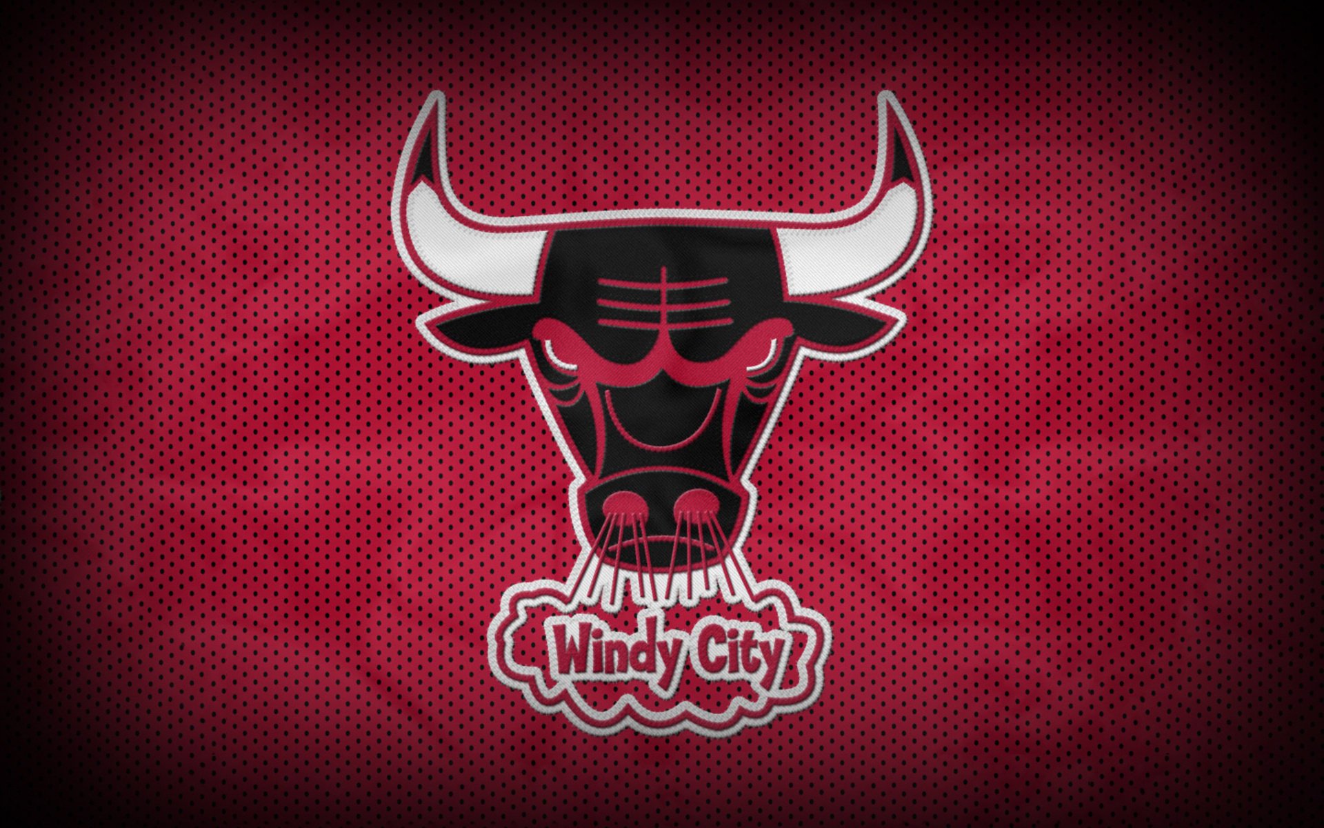 Chicago Bulls logo with the inscription windy City