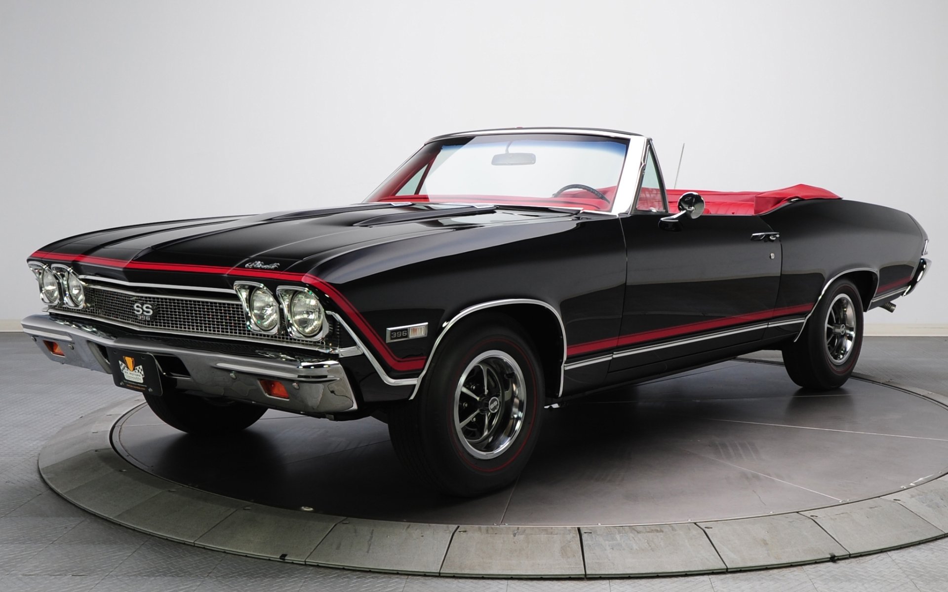 chevrolet chevelle ss l78 convertible 1968 chevilly cc front muscle car background