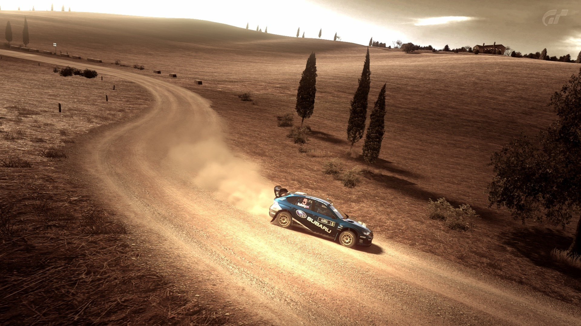 subaru italy road impreza sti wrx game wrc toscana rally dust gran turismo 5