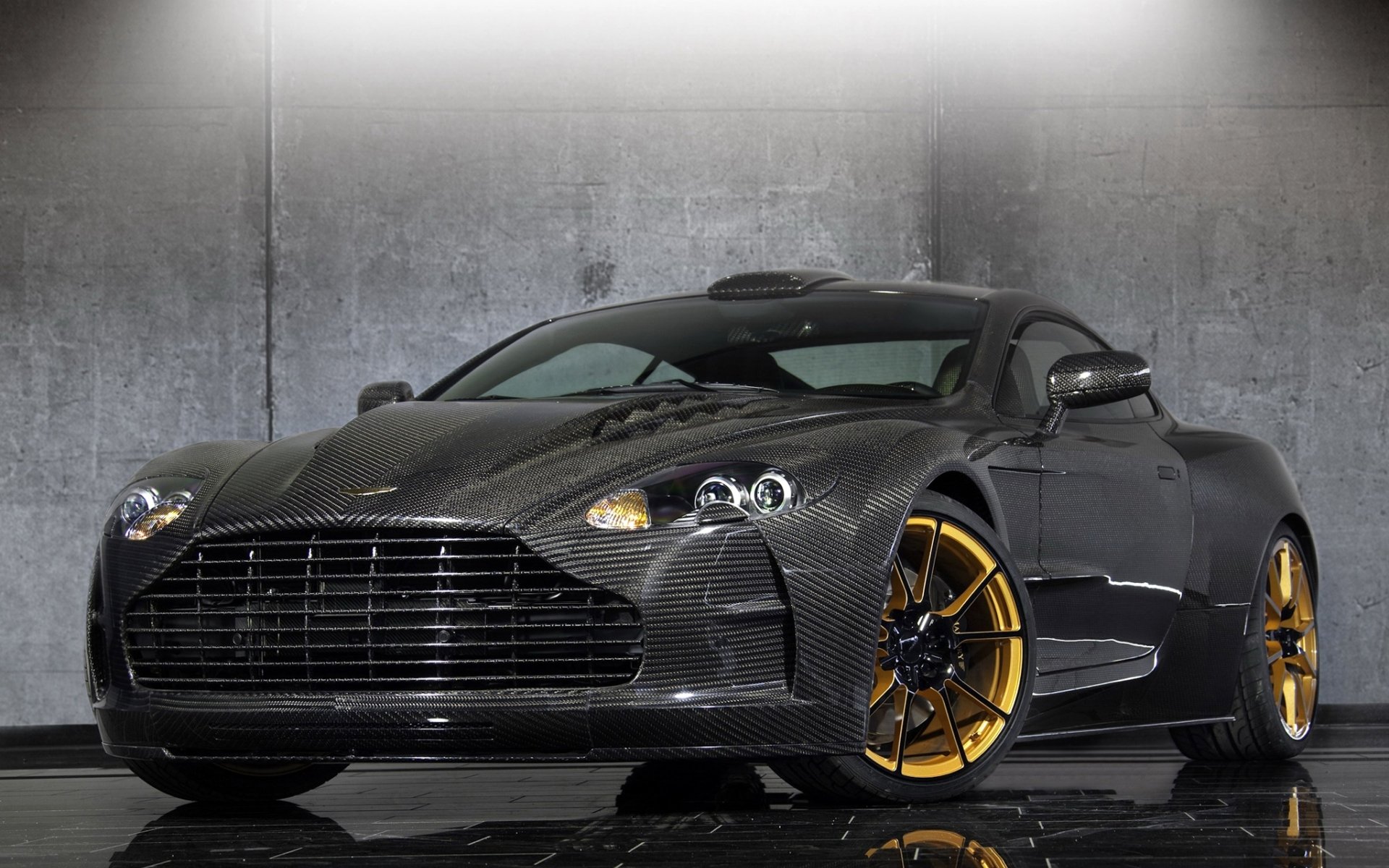 mansory cyrus aston martin db9 supercar front tuning tuning.karbon reflection background