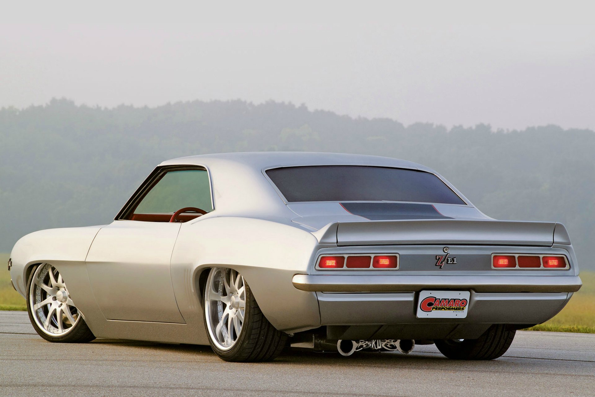1969 chevrolet camaro z / l1 legend muscle car road wallpaper wallpapers