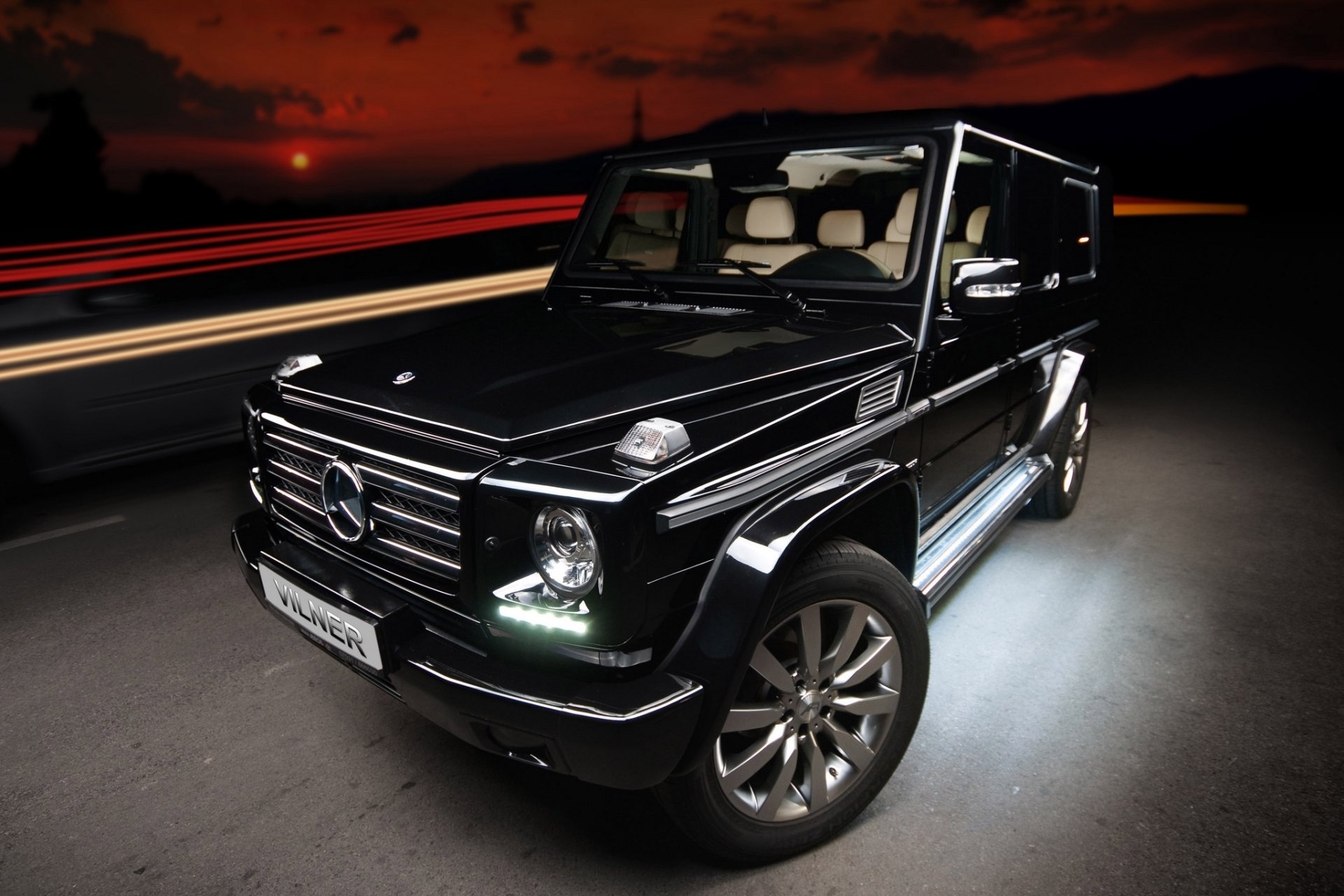 vilner studio mercedes-benz g-class gelandewagen mercedes g- class gelendvagen jeep suv front tuning