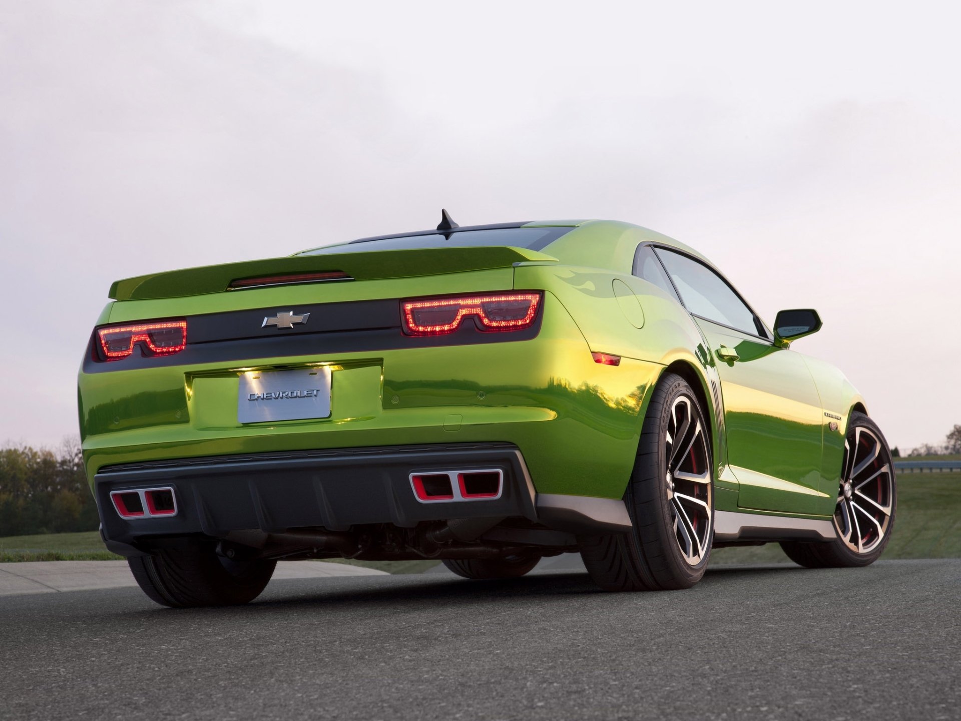 chevrolet camaro hot wheels concept hot vils rear view tuning muscle car sky