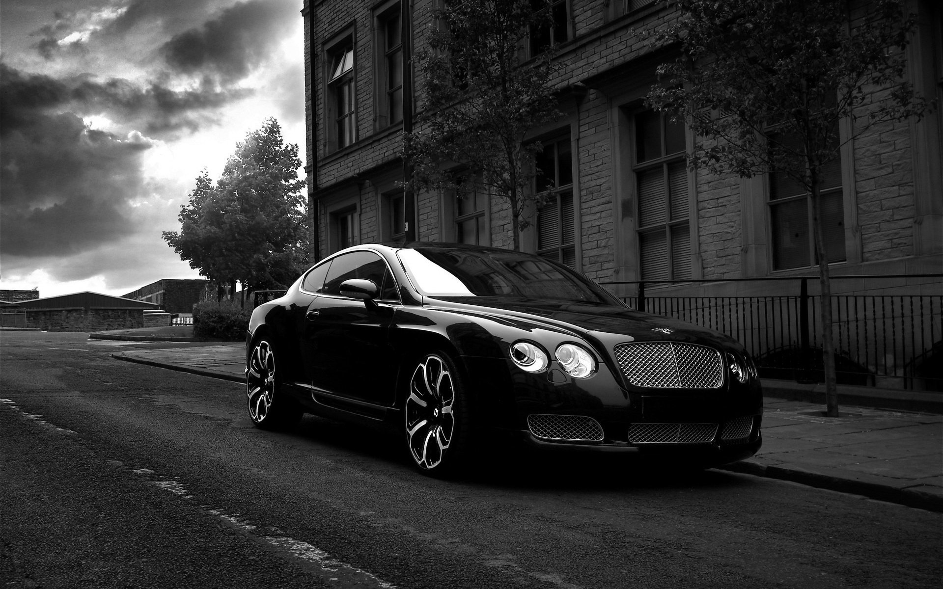 project kahn bentley gts black edition black gray & white